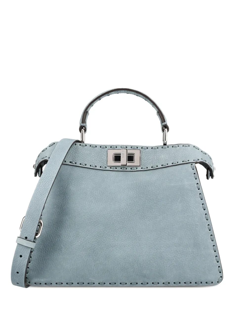 Fendi Women Peekaboo Iseeu Small Bag In Nubuck Leather FENDI