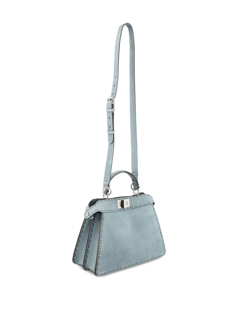 Fendi Women Peekaboo Iseeu Small Bag In Nubuck Leather FENDI