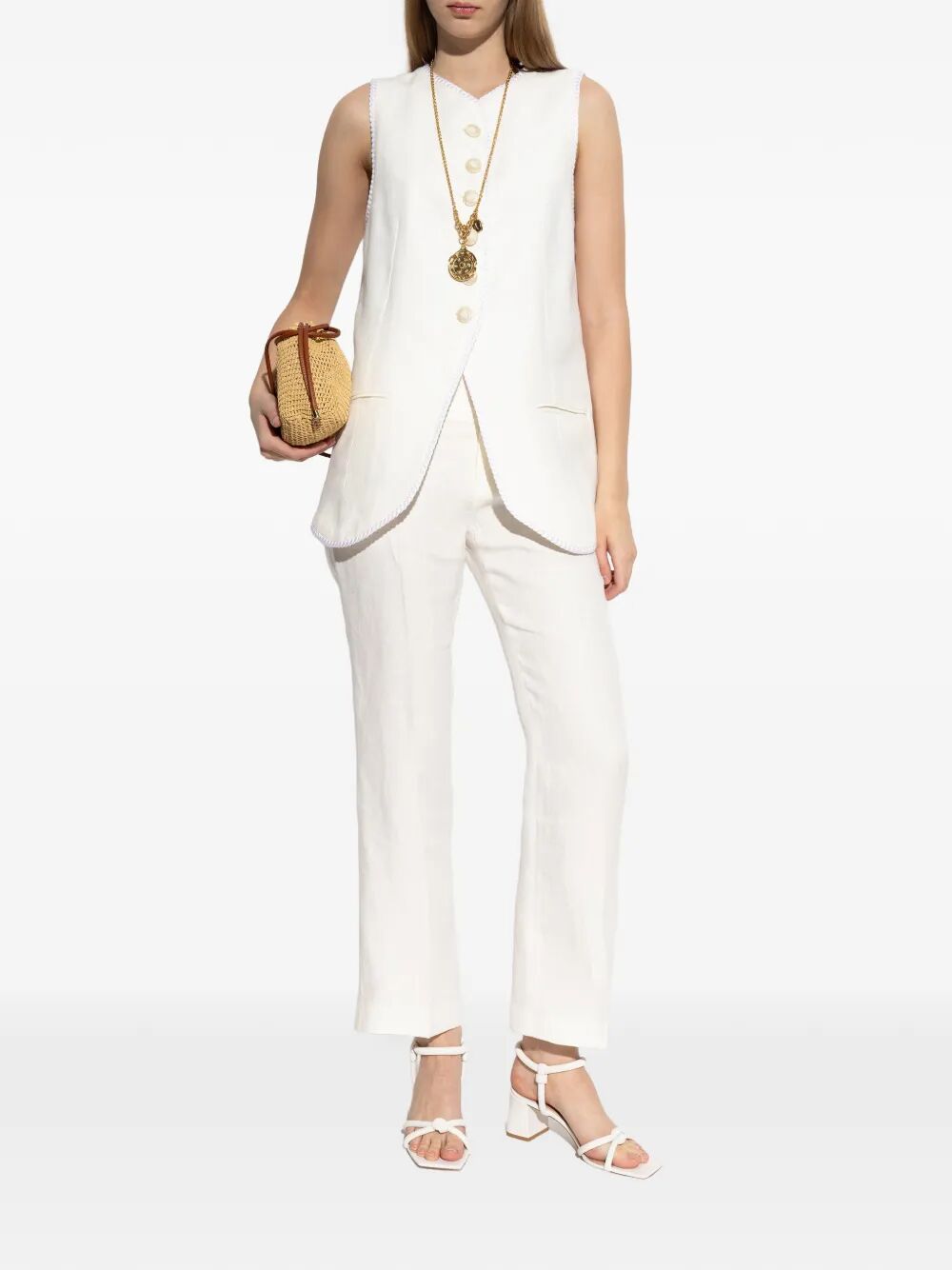 Etro Women Button-Down Waistcoat With Trims ETRO