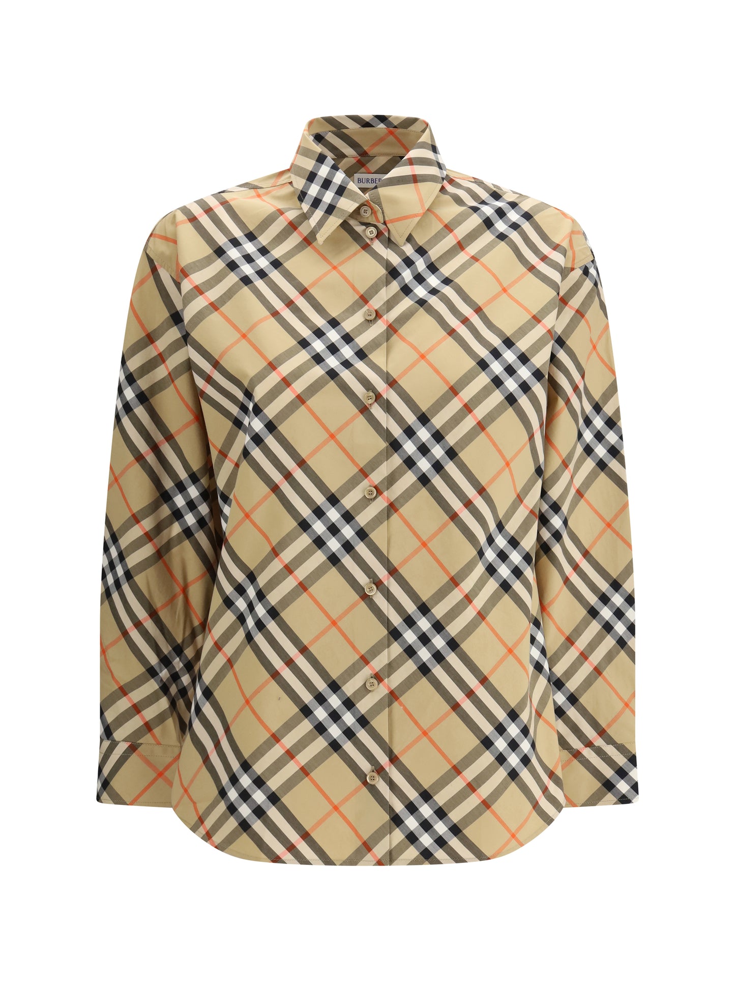 Burberry Women Slim Fit Cotton Check Shirt BURBERRY