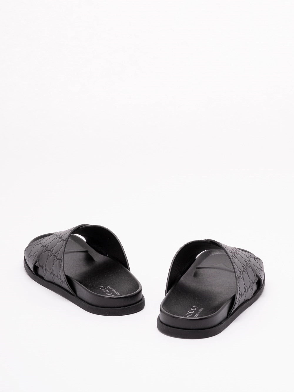 Gucci Men `Gg` Criss-Cross Sandals GUCCI