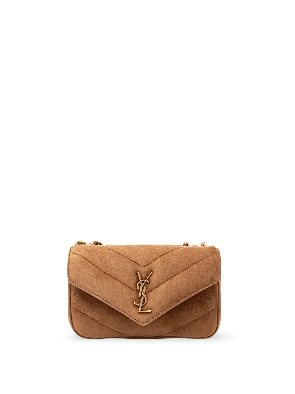 Saint Laurent Women Loulou Mini In Suede SAINT LAURENT