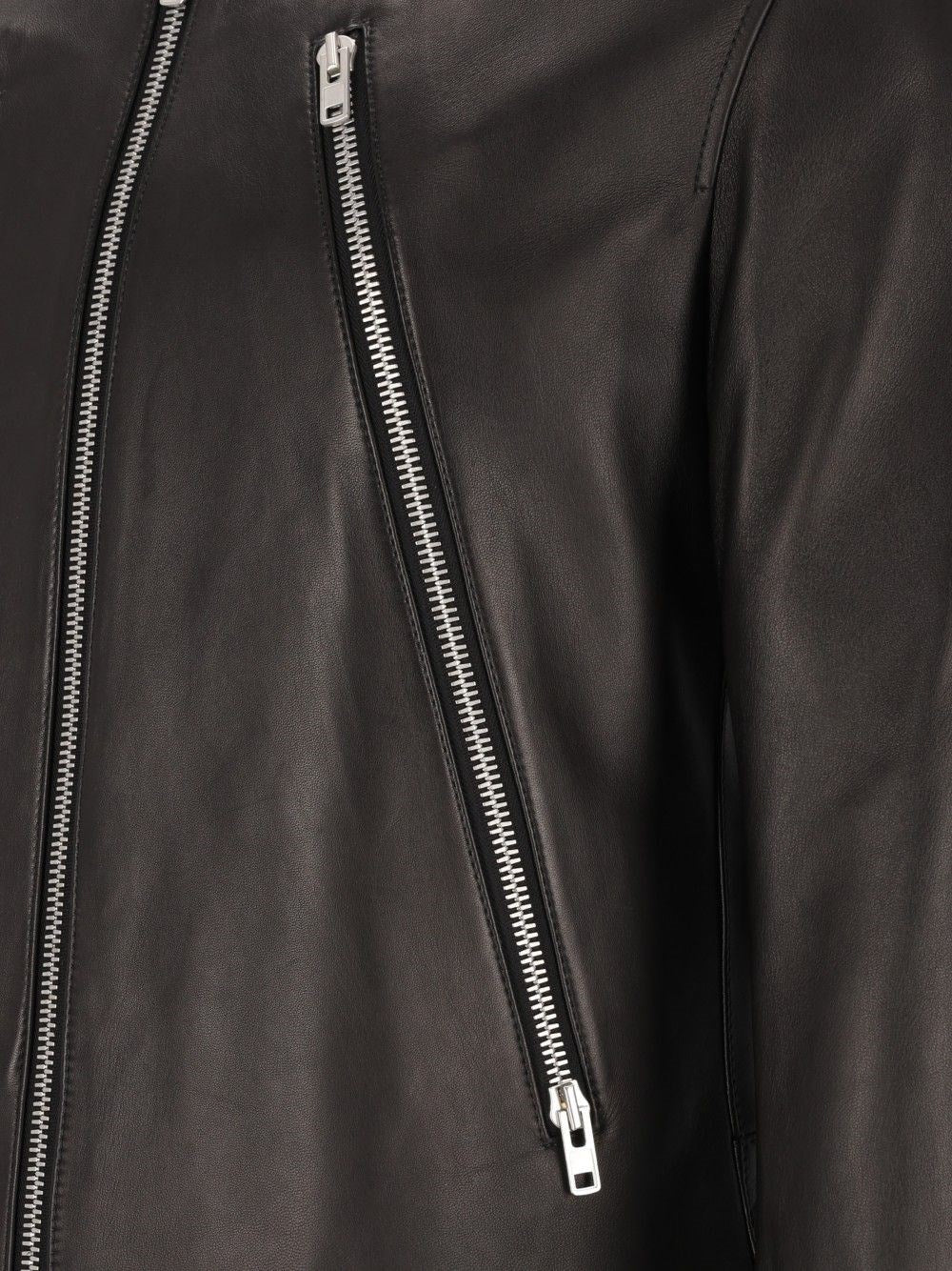 Maison Margiela Men 5-Zip Leather Jacket MAISON MARGIELA