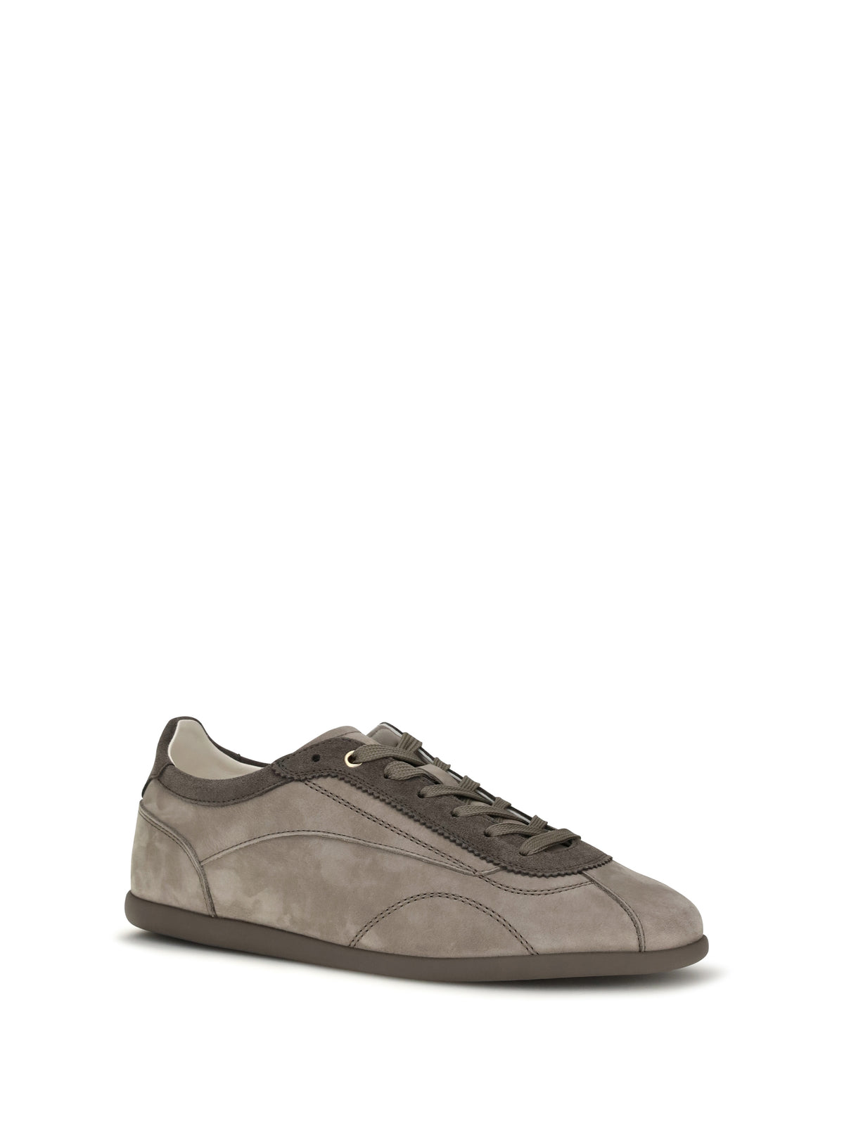 Brunello Cucinelli Men Nubuck And Suede Sneakers With Slim Sole BRUNELLO CUCINELLI