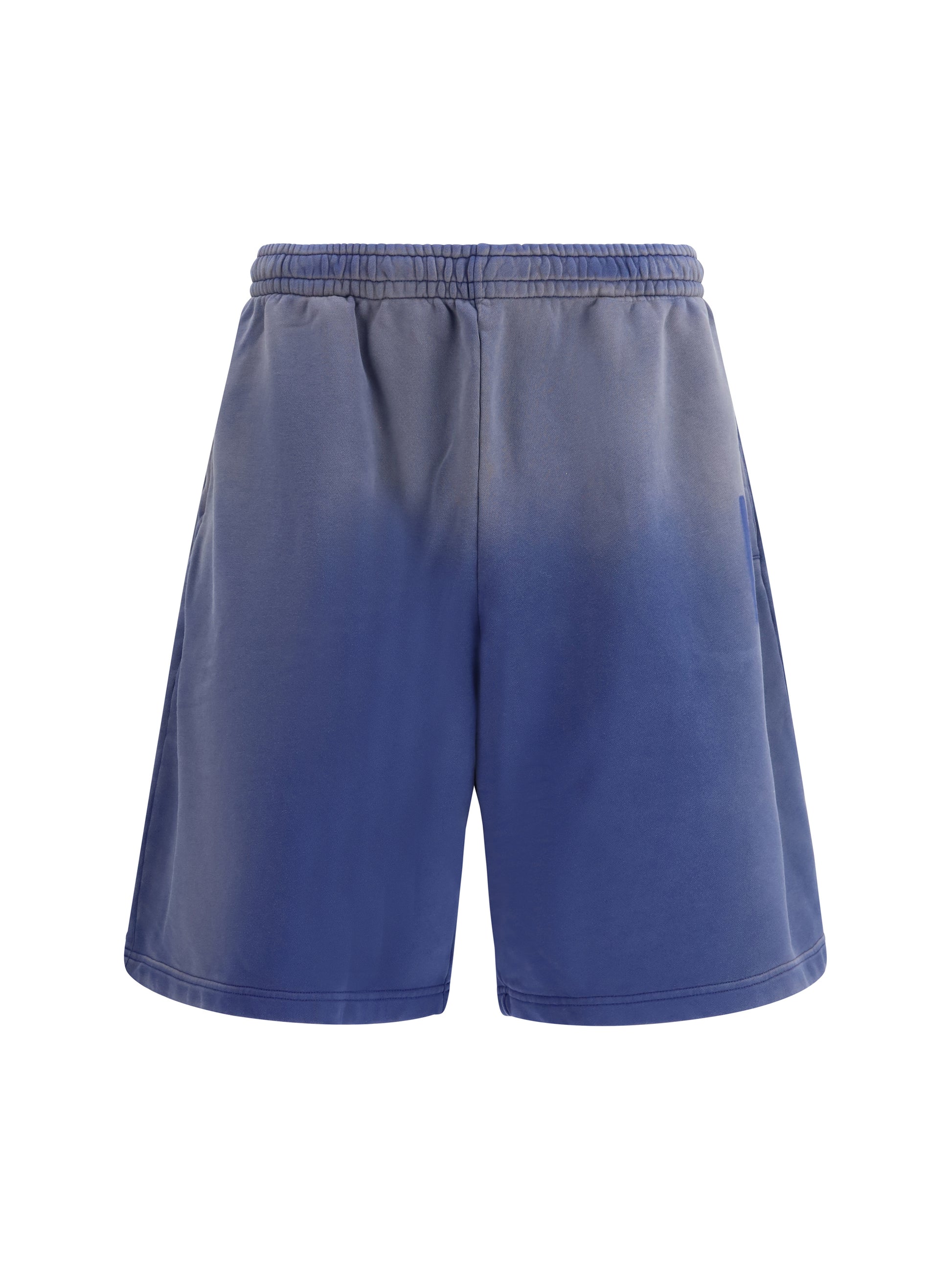 Moschino Men Bermuda Sweat Shorts With Gradient Effect MOSCHINO