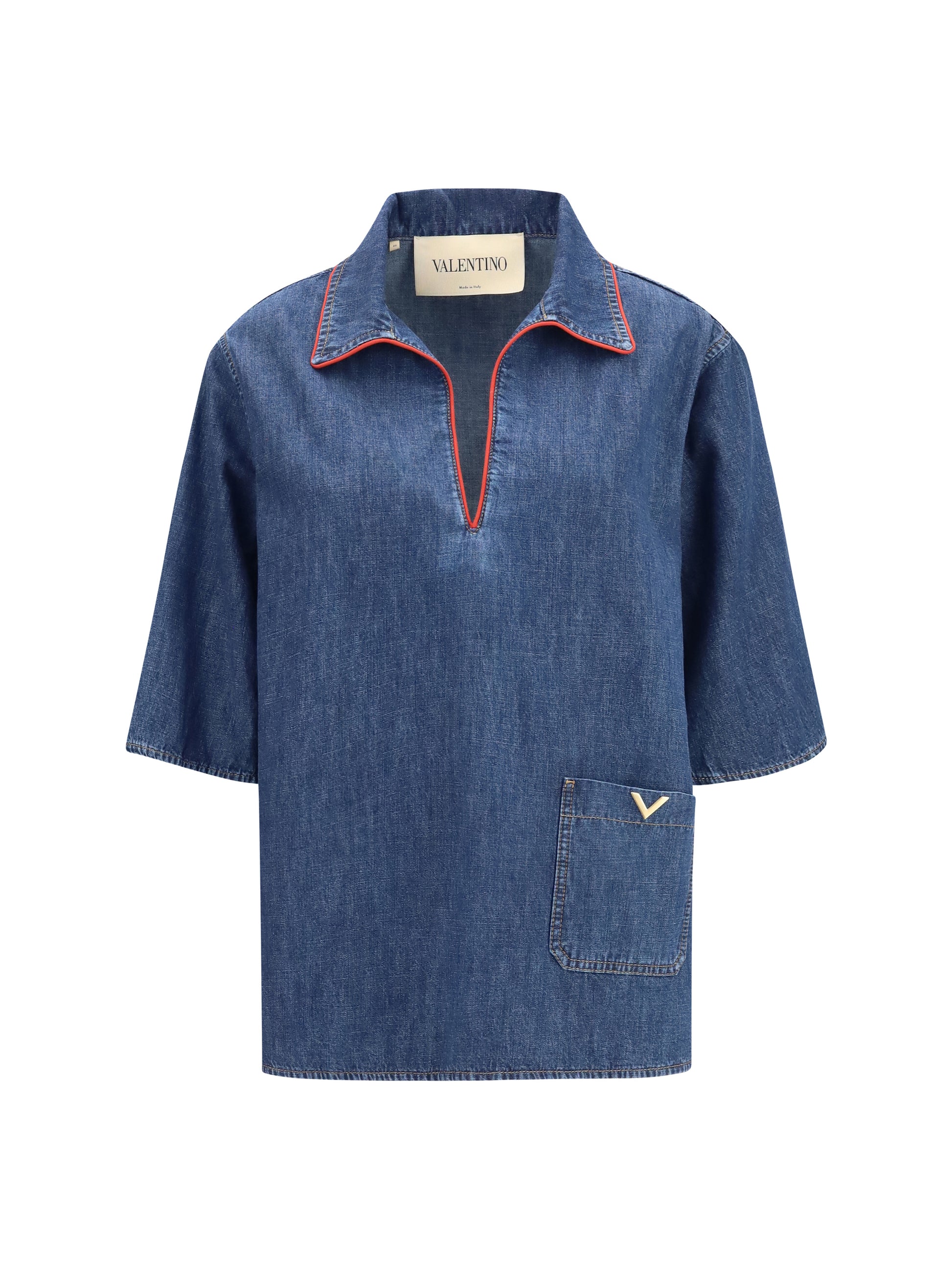 Valentino Women Denim Shirt VALENTINO