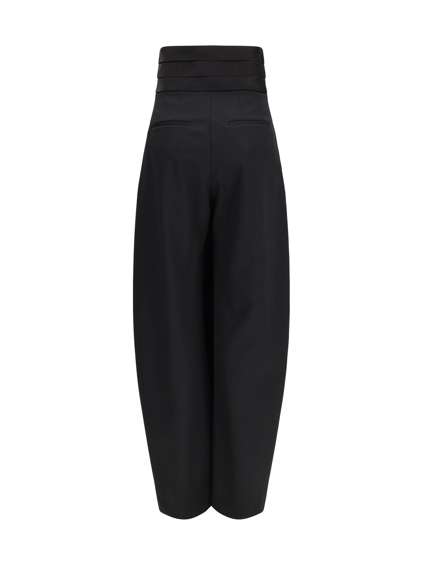 Alaïa Women Rounded Tuxedo Wool Pants ALAIA