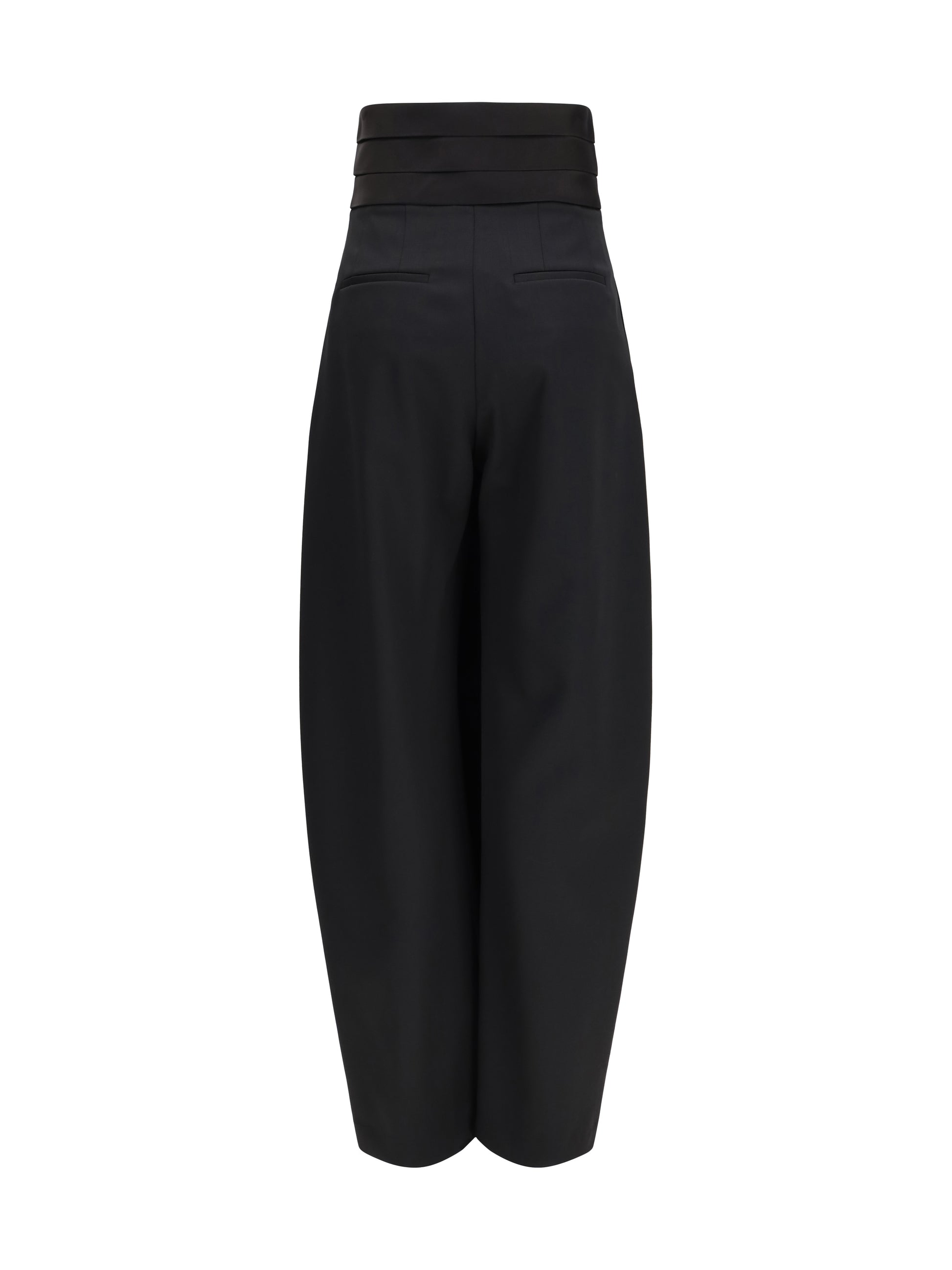 Alaïa Women Rounded Tuxedo Wool Pants ALAIA