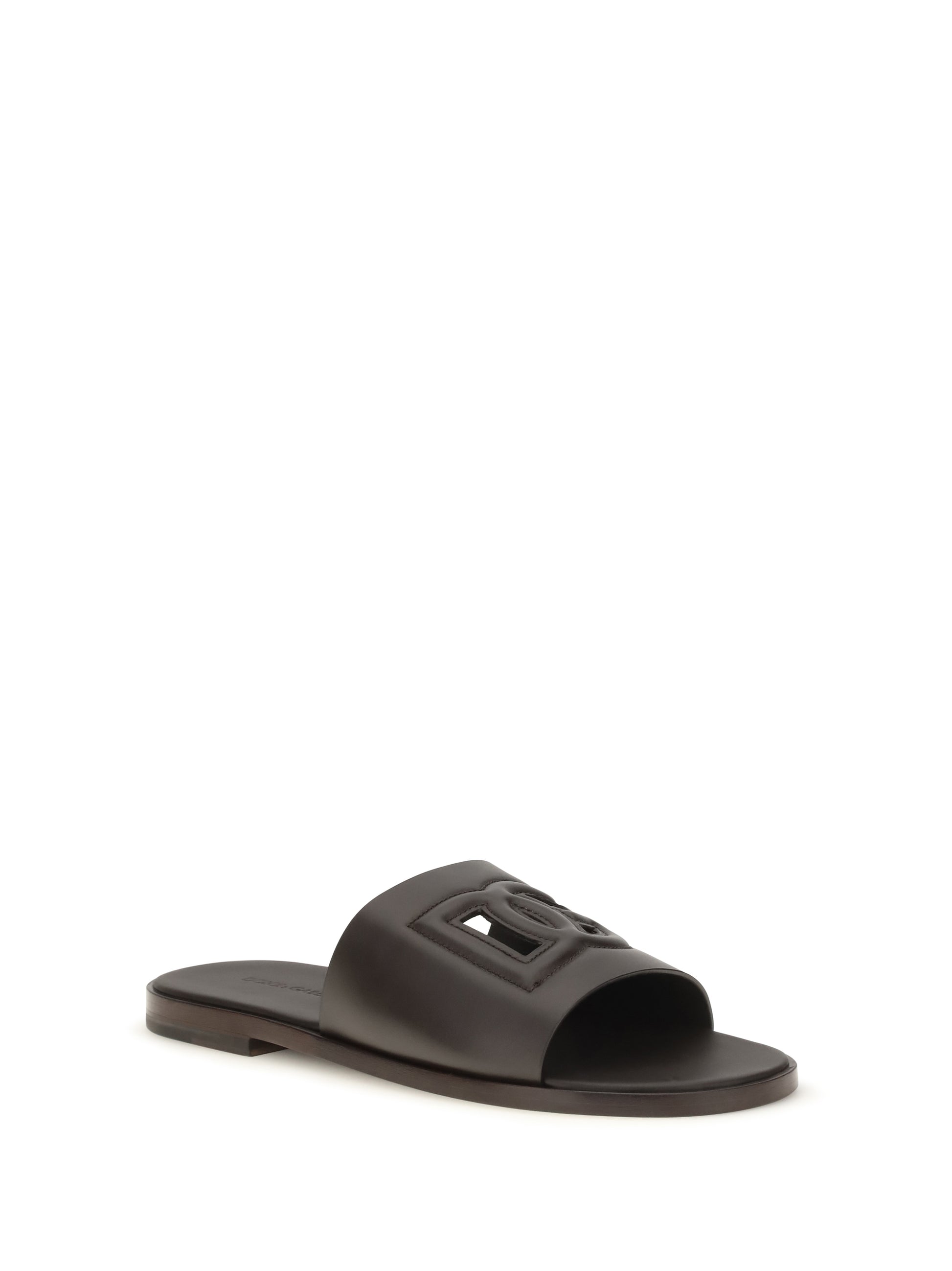 Dolce & Gabbana Men Embossed Logo Sandals DOLCE & GABBANA
