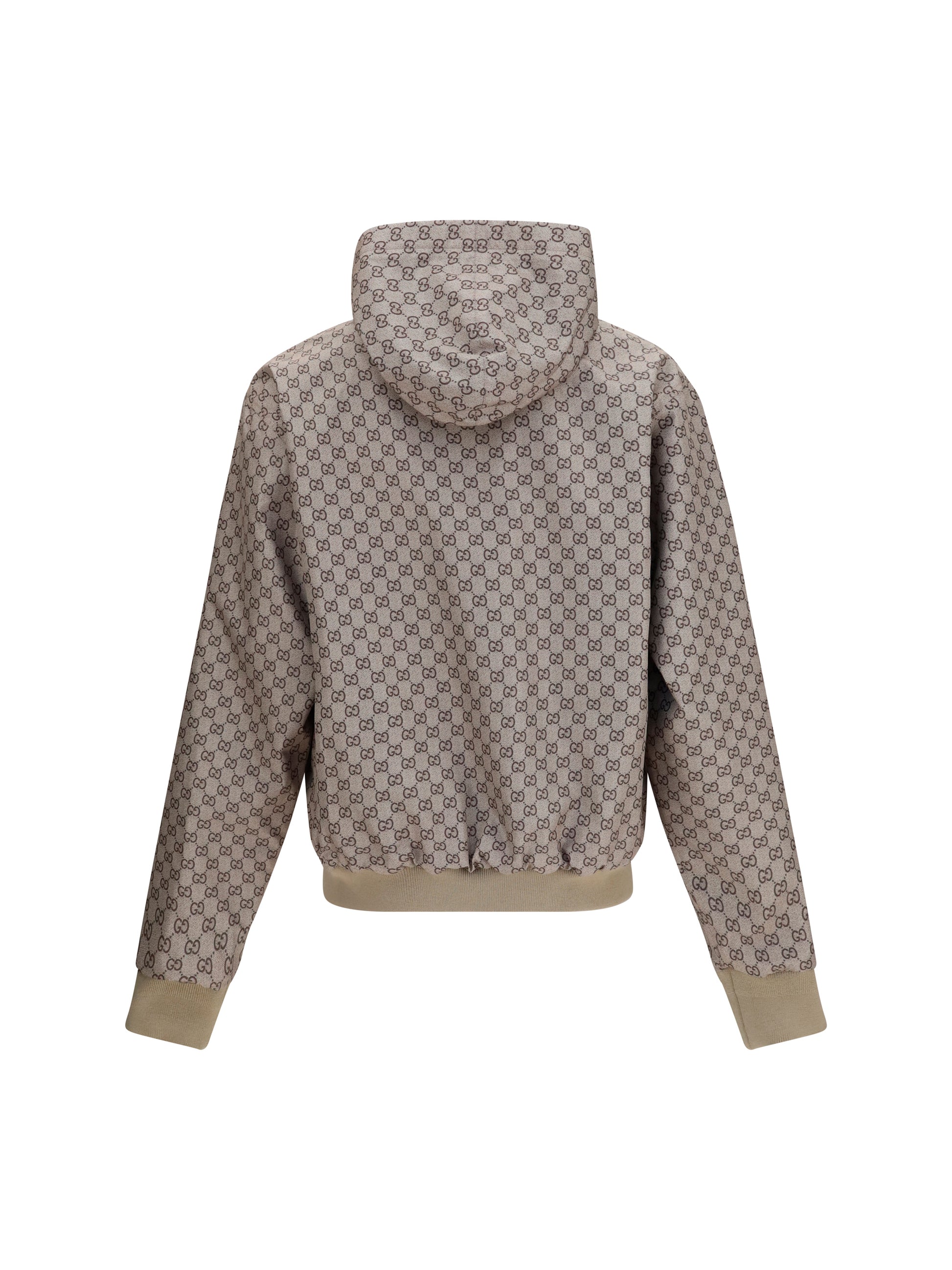 Gucci Men Reversible Zip Jacket In Cotton GUCCI