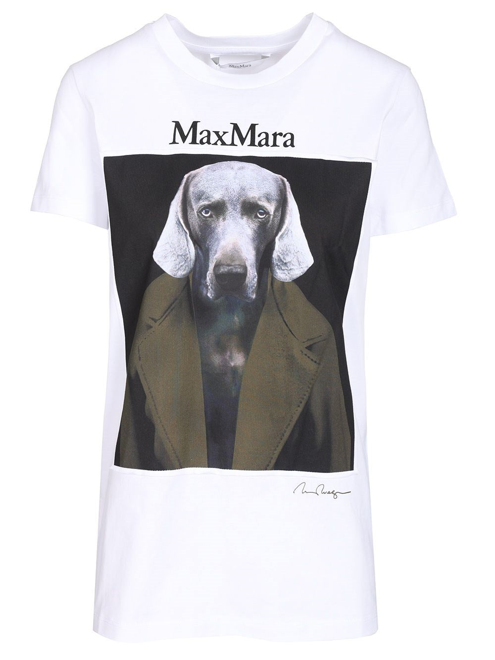 Max Mara Women Jersey T-Shirt With Iconic Print MAX MARA