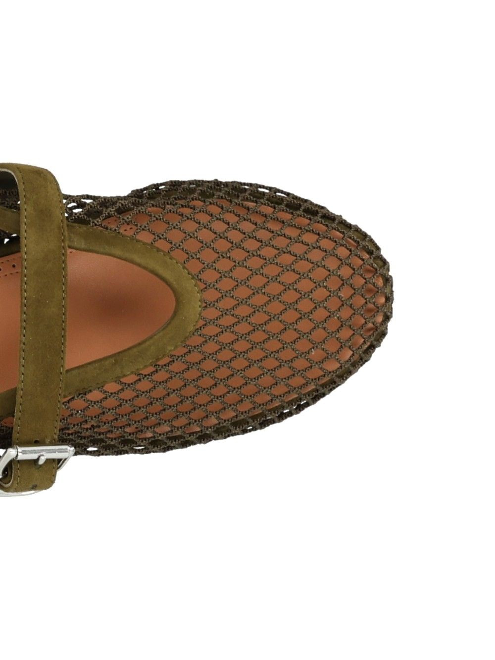 Alaïa Women Fishnet Mules ALAIA