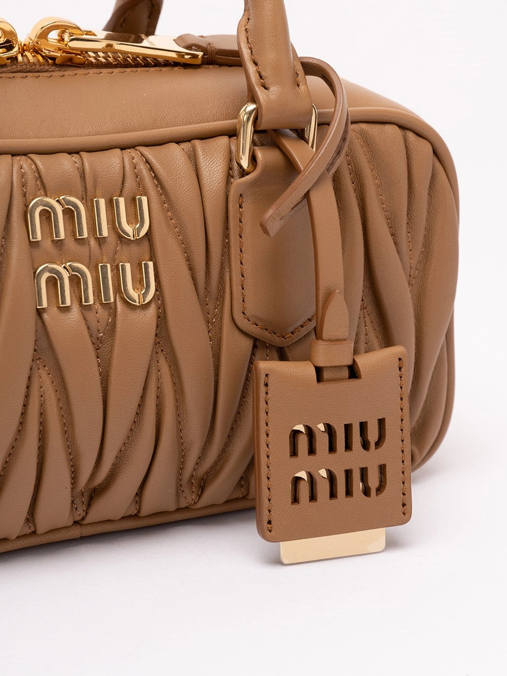 Miu Miu Women `Arcadie` Matelassé Nappa Leather Bag MIU MIU