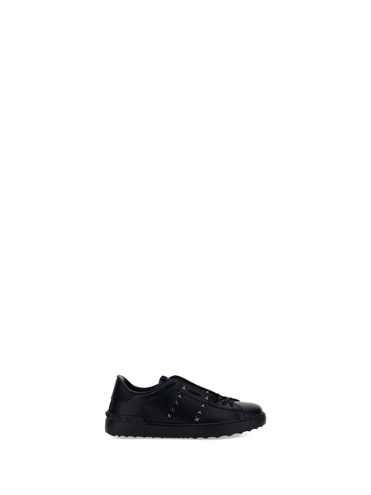 Valentino Garavani Men Rockstud Untitled Calf Leather Sneakers VALENTINO GARAVANI