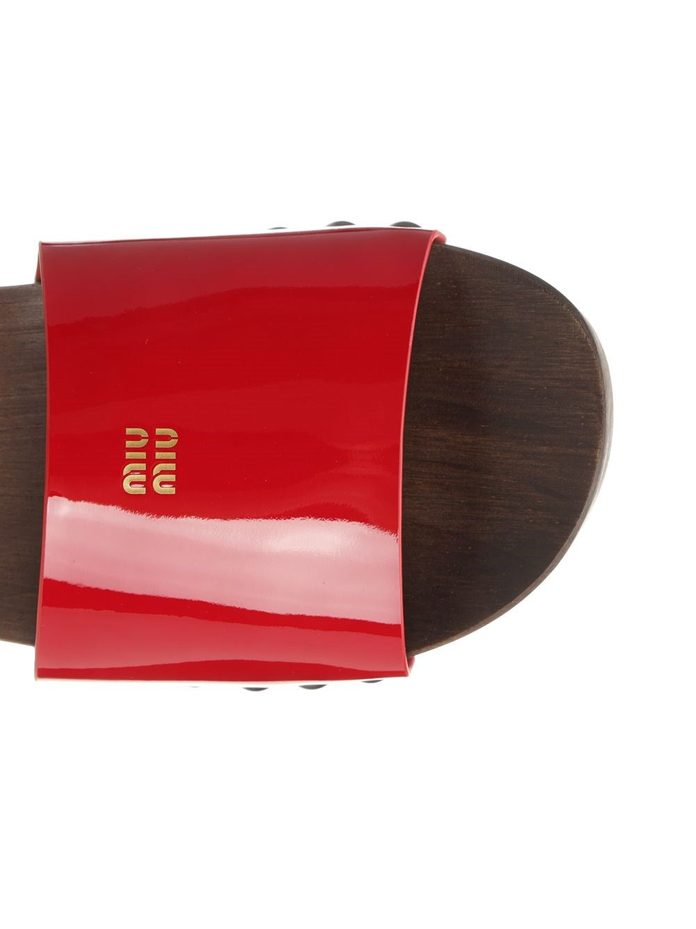 Miu Miu Women Patent Leather Clogs MIU MIU