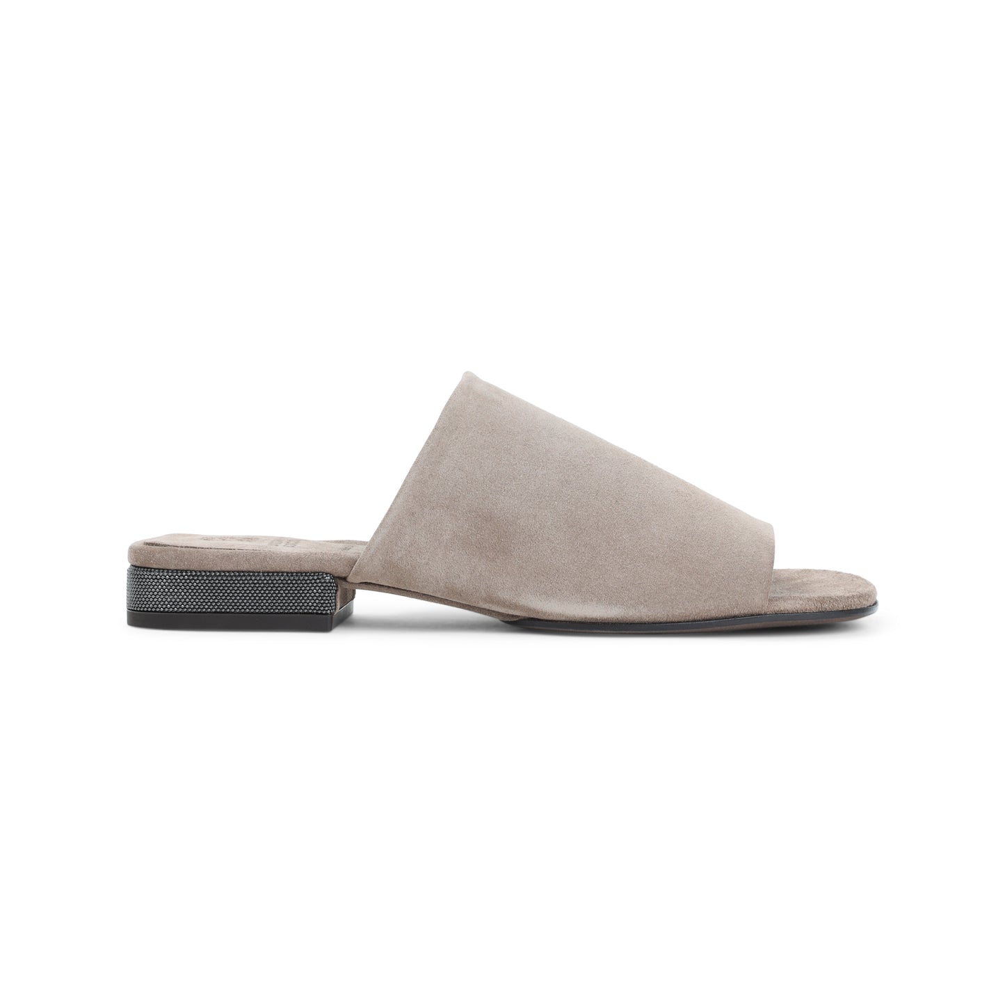 Brunello Cucinelli Suede Flat Sandals Women BRUNELLO CUCINELLI