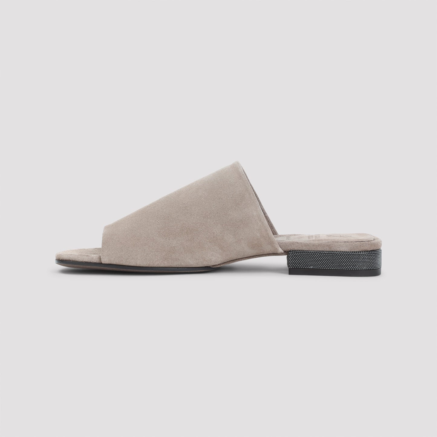 Brunello Cucinelli Suede Flat Sandals Women BRUNELLO CUCINELLI
