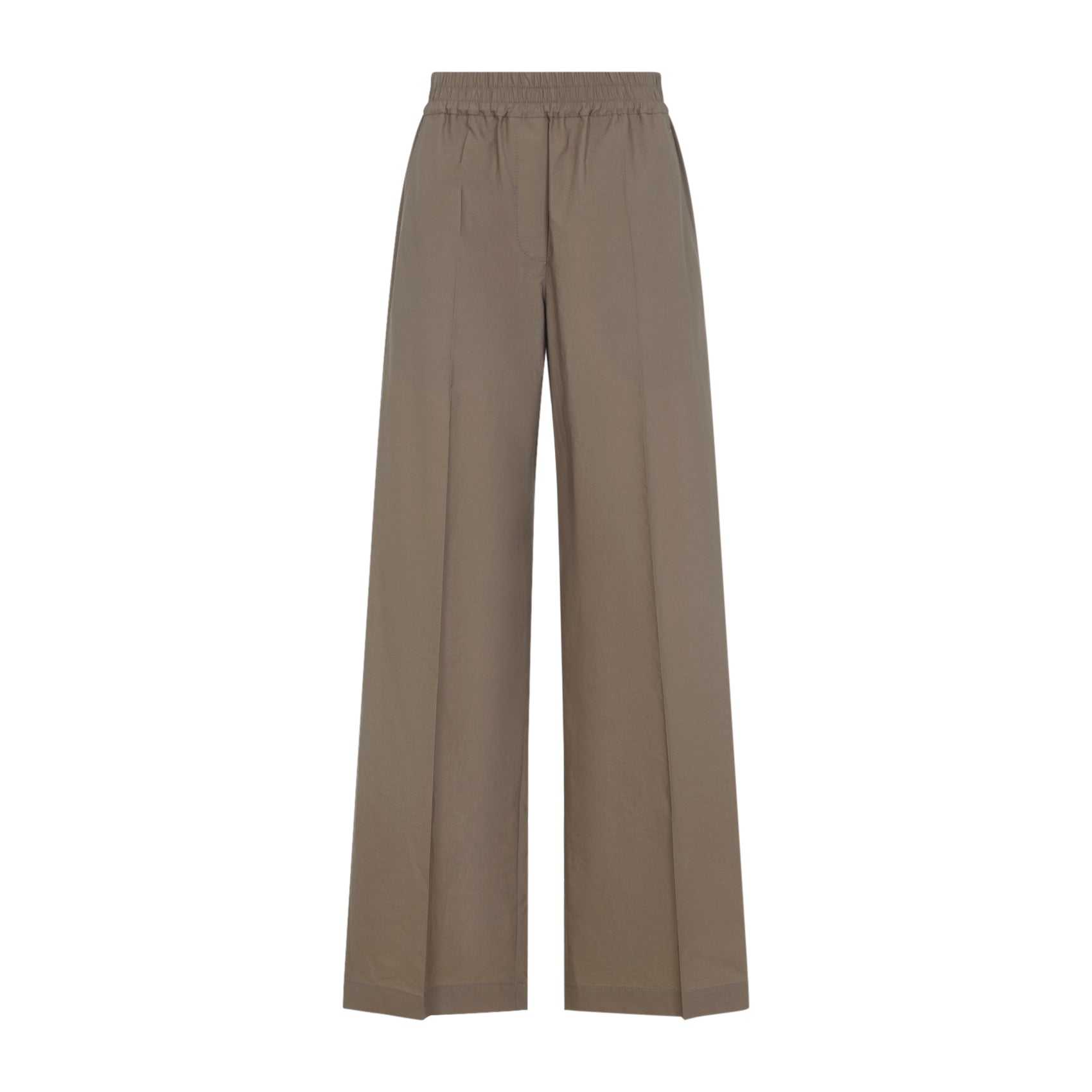 Brunello Cucinelli Wide Leg Cotton Pants Women BRUNELLO CUCINELLI