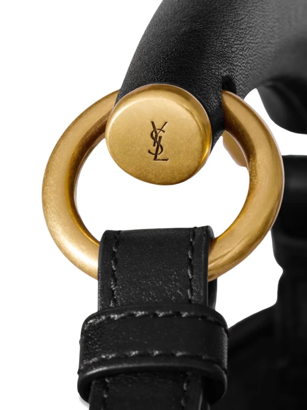 Saint Laurent Women Mombasa Small Leather Hobo Bag SAINT LAURENT