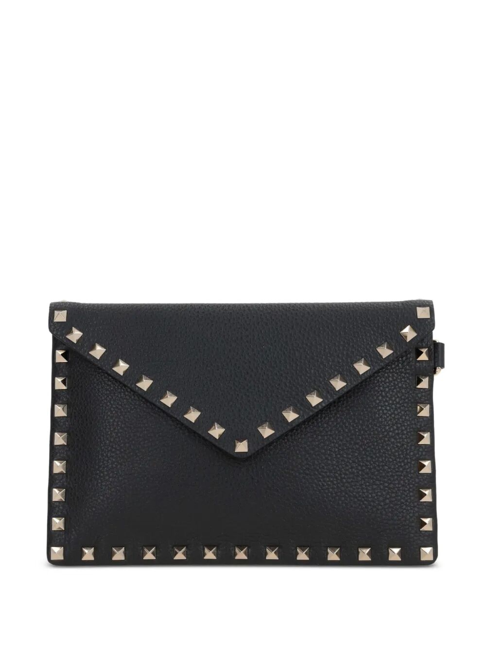 Valentino Garavani Women Rockstud Grainy Leather Pouch VALENTINO GARAVANI