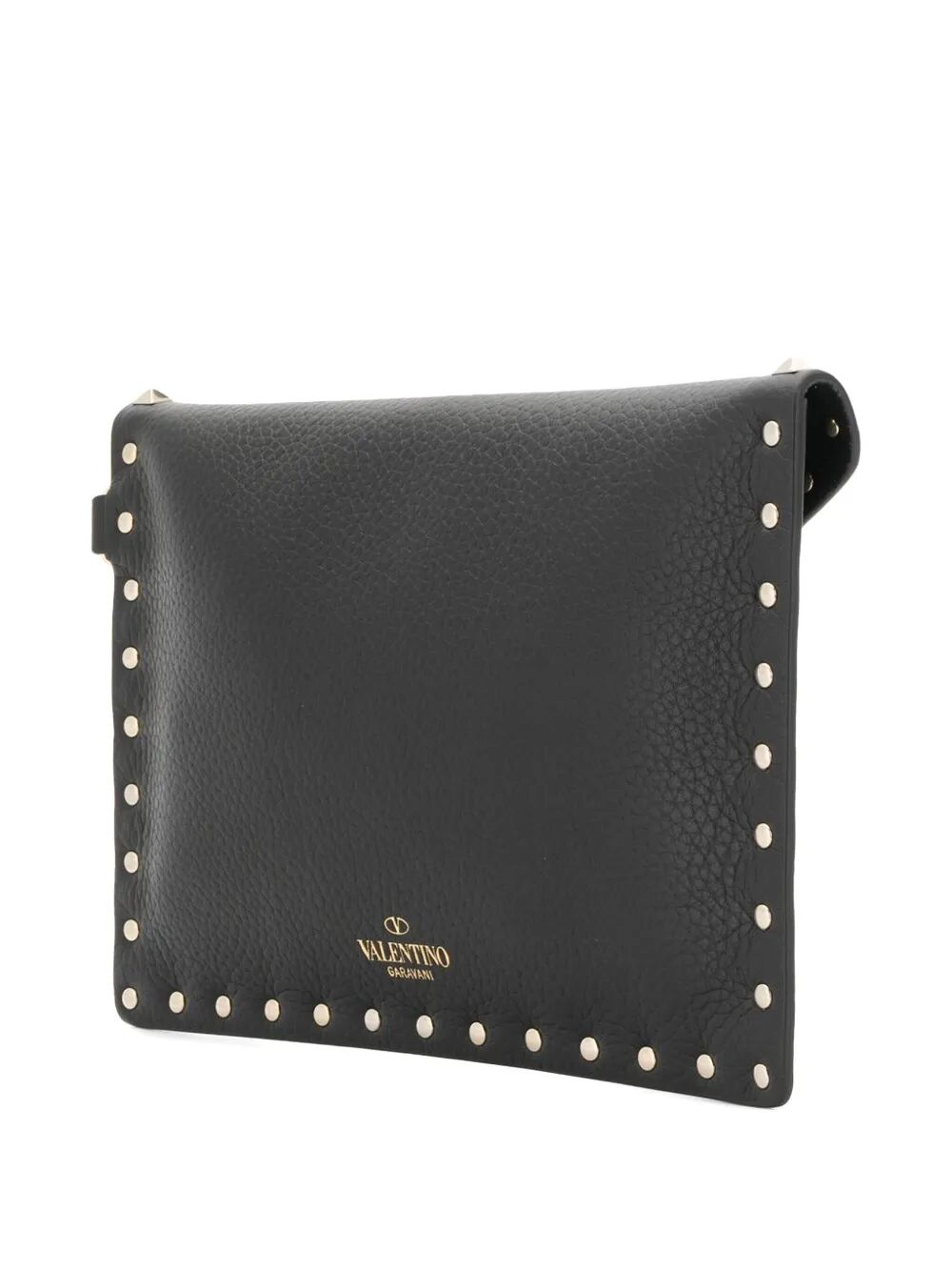 Valentino Garavani Women Rockstud Grainy Leather Pouch VALENTINO GARAVANI