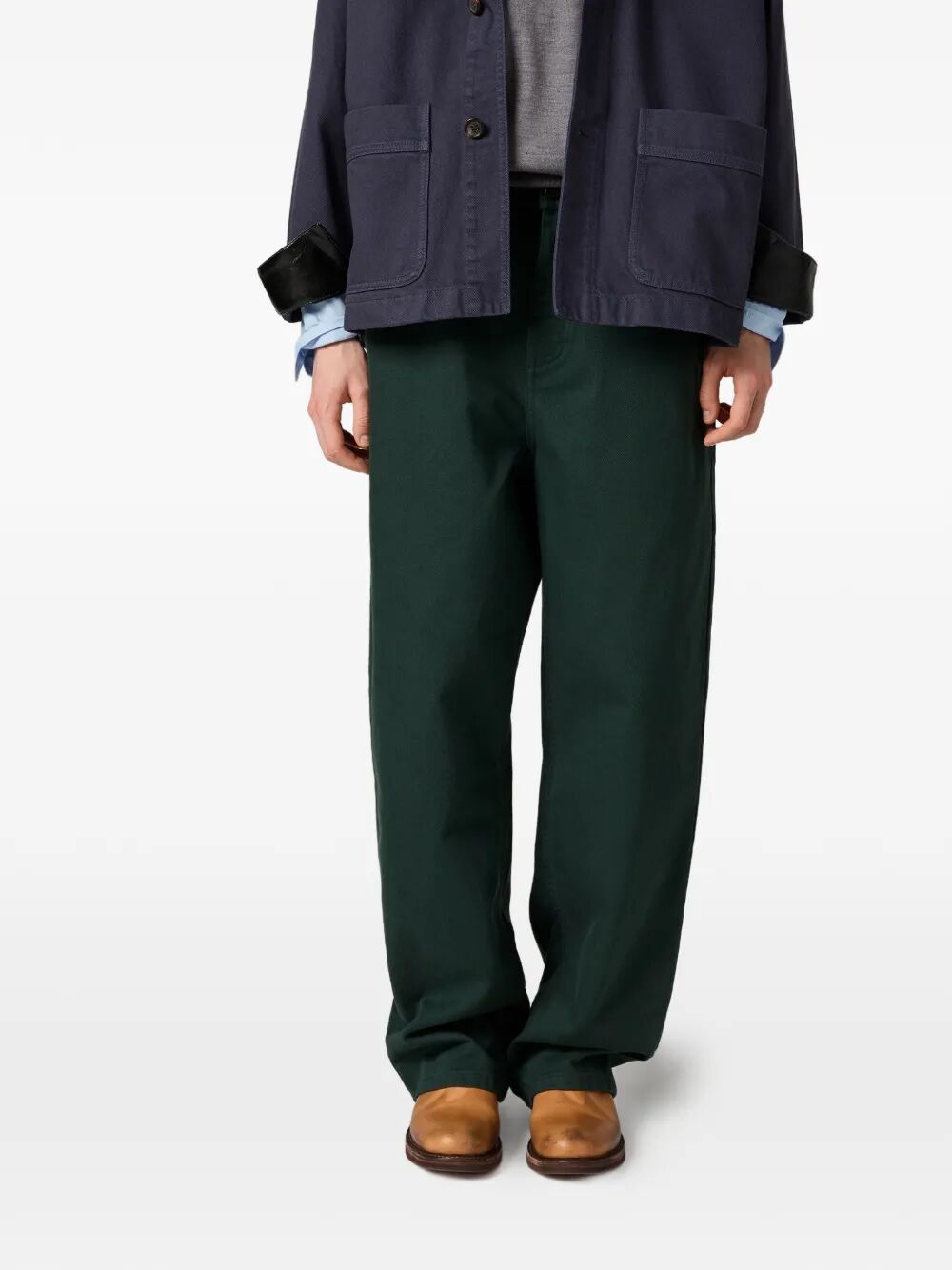 Miu Miu Women Foule Antiqued Leather Mules MIU MIU