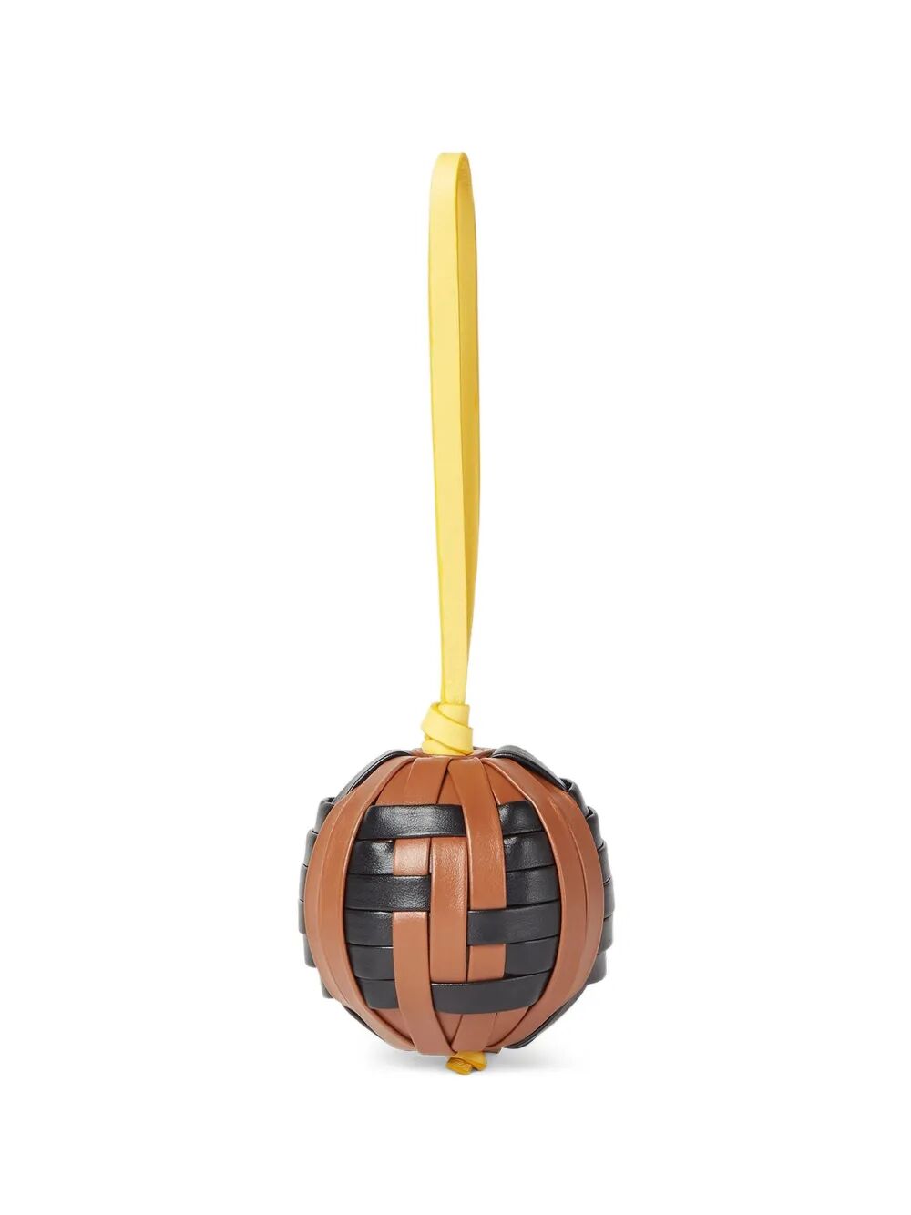 Fendi Men Ff Sphera Woven Leather Charm FENDI
