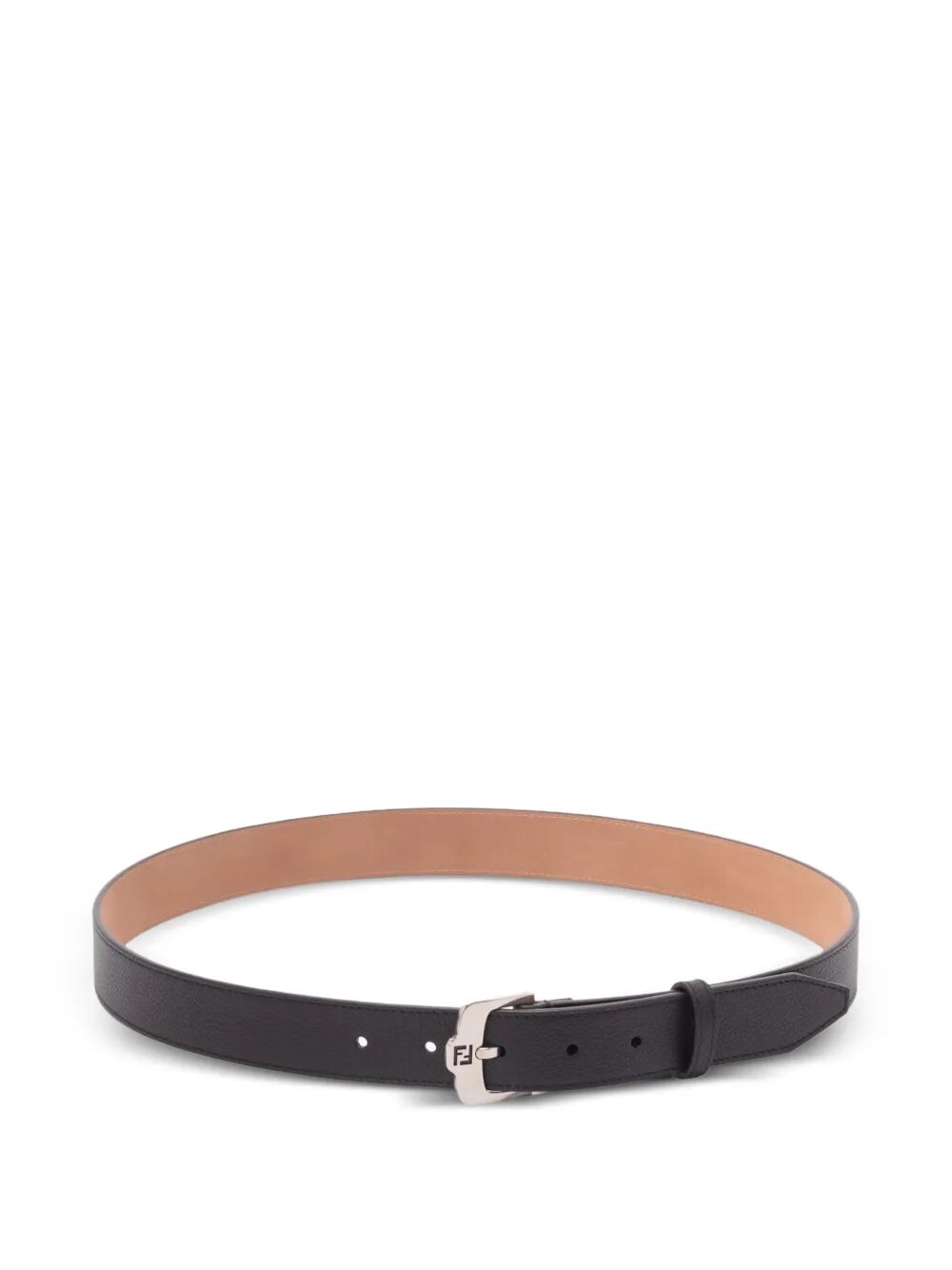 Fendi Men Hook Buckle Ff Leather Belt FENDI