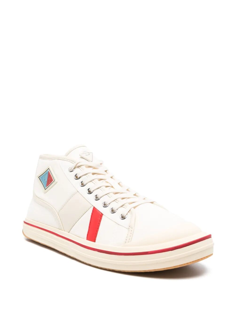 Bottega Veneta Men Eliot Mid-Top Canvas Sneakers BOTTEGA VENETA