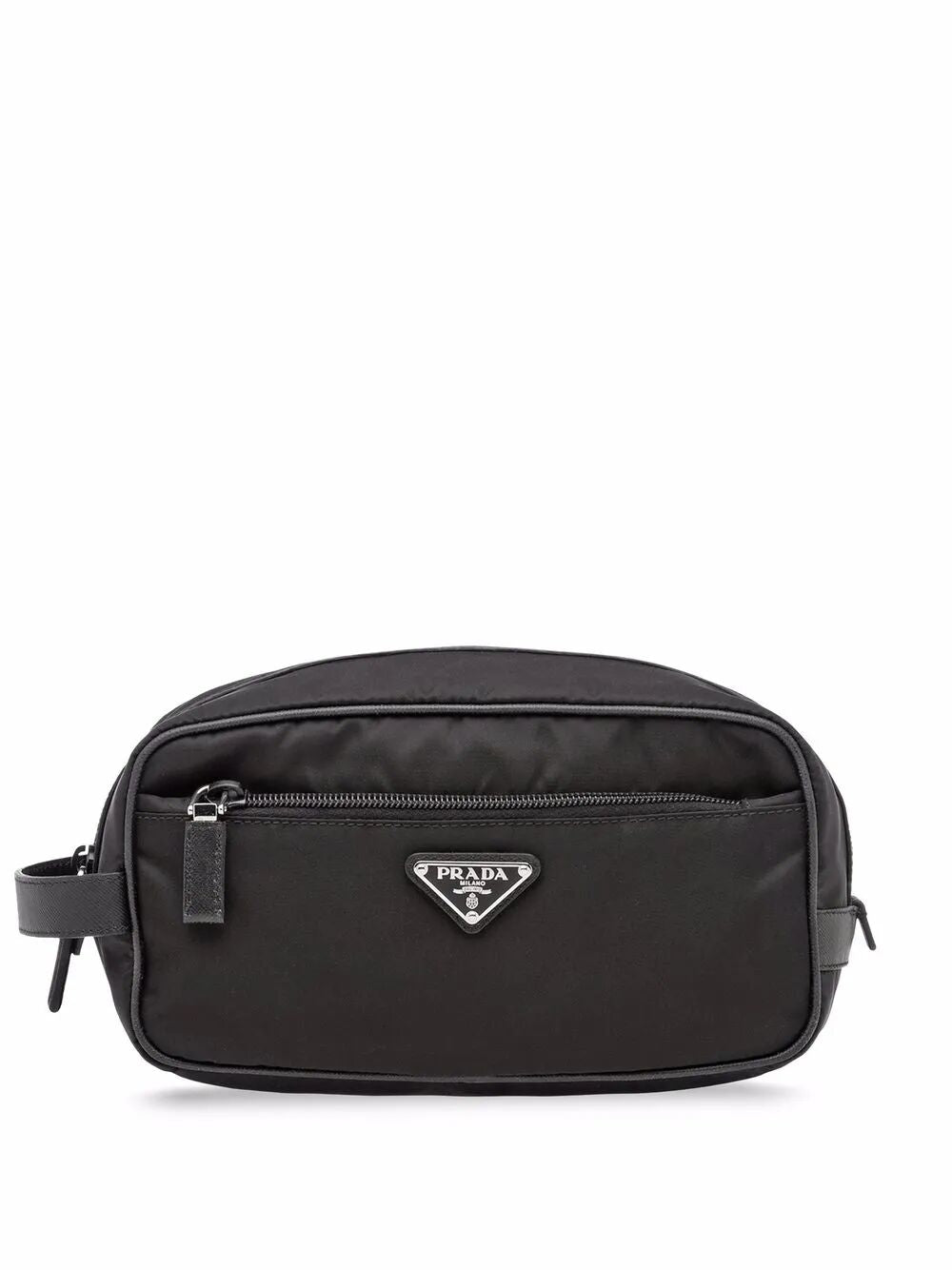 Prada Men Re-Nylon And Saffiano Leather Travel Pouch PRADA