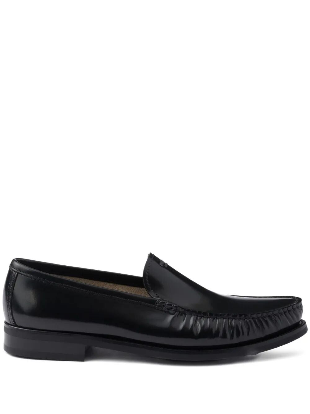Prada Men Brushed Leather Loafers PRADA
