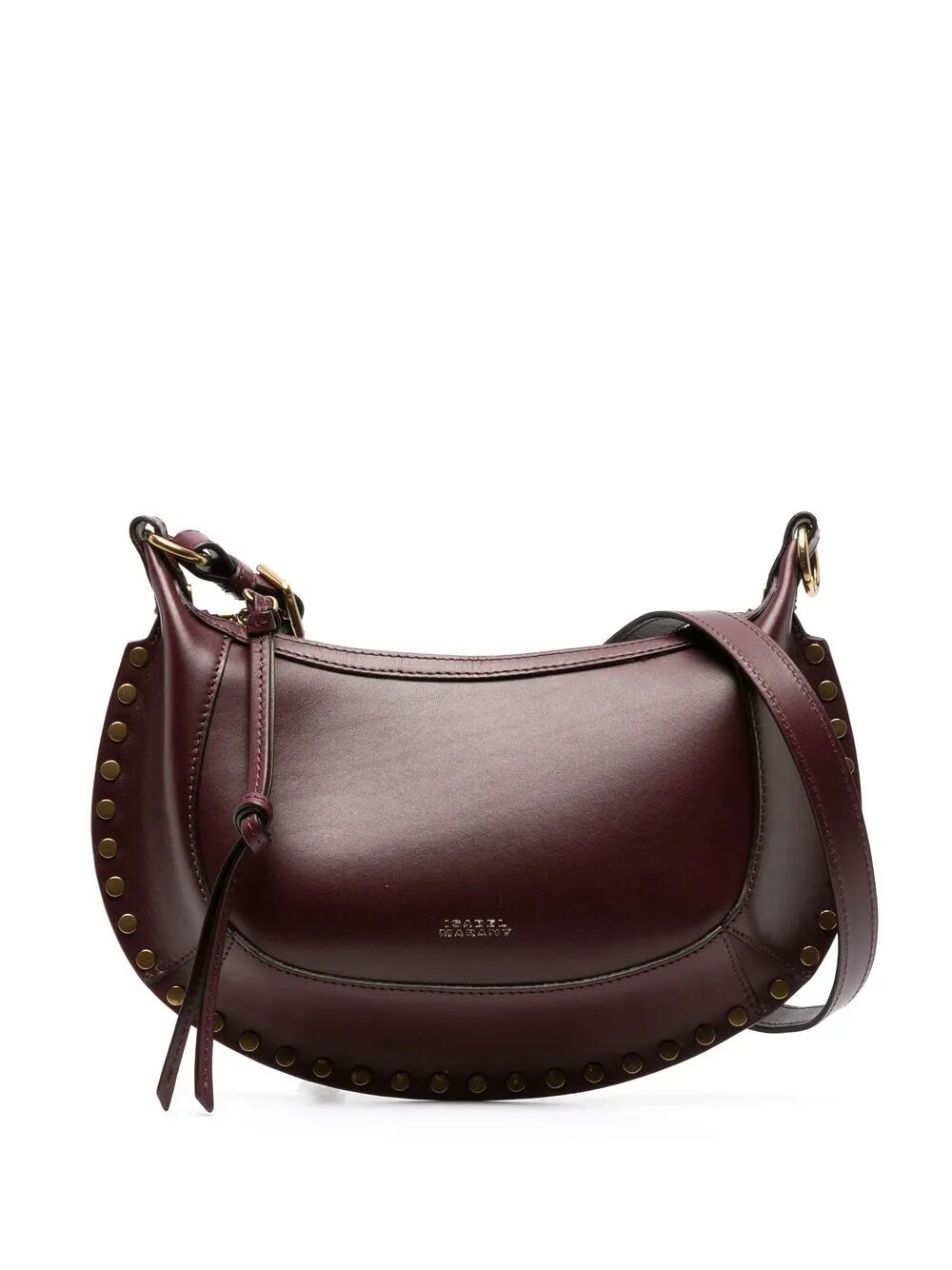 Isabel Marant Women Oskan Moon Studded Shoulder Bag ISABEL MARANT
