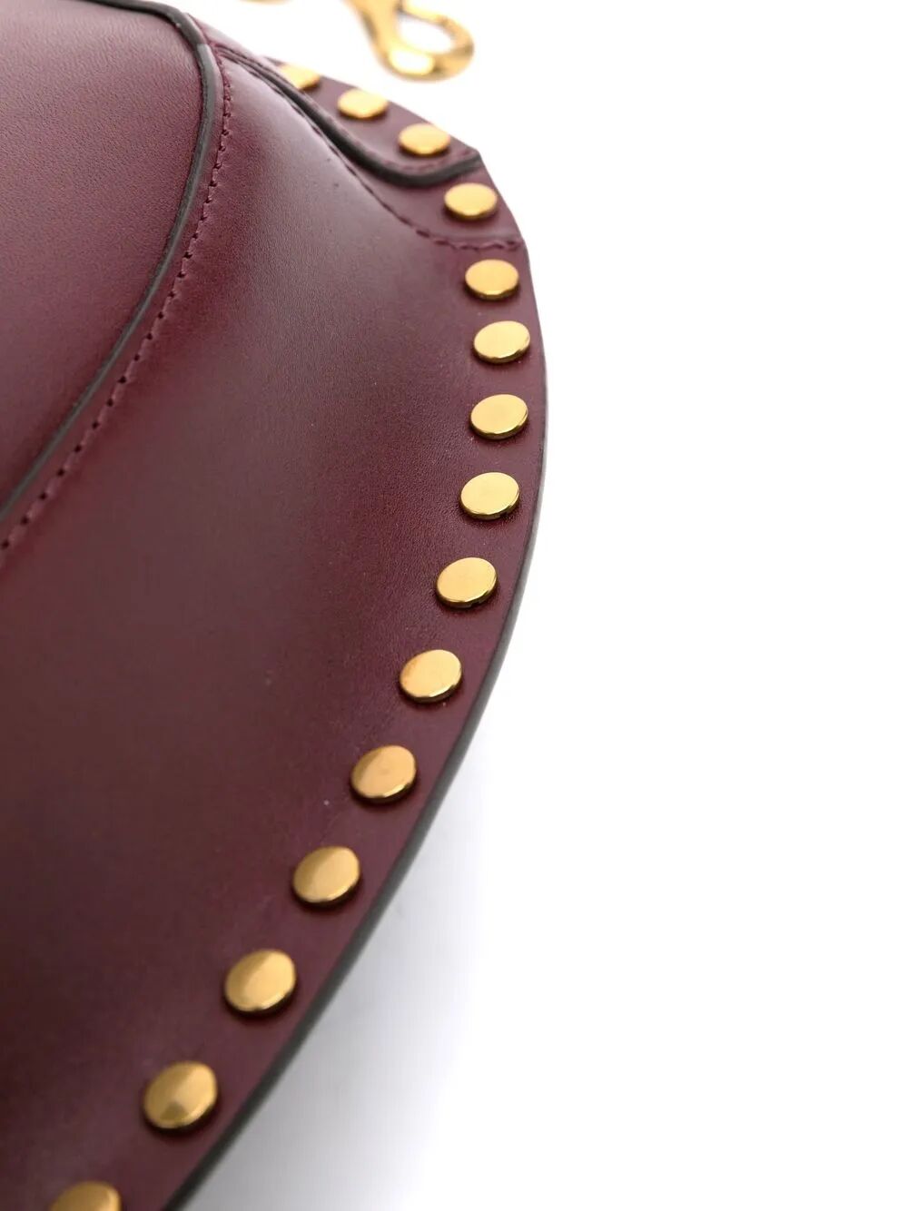 Isabel Marant Women Oskan Moon Studded Shoulder Bag ISABEL MARANT