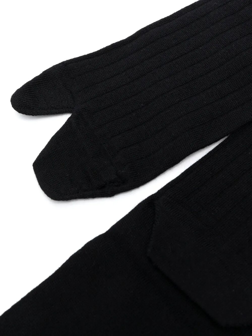 Maison Margiela Women Jersey-Wool Tabi Crew-Length Socks MAISON MARGIELA