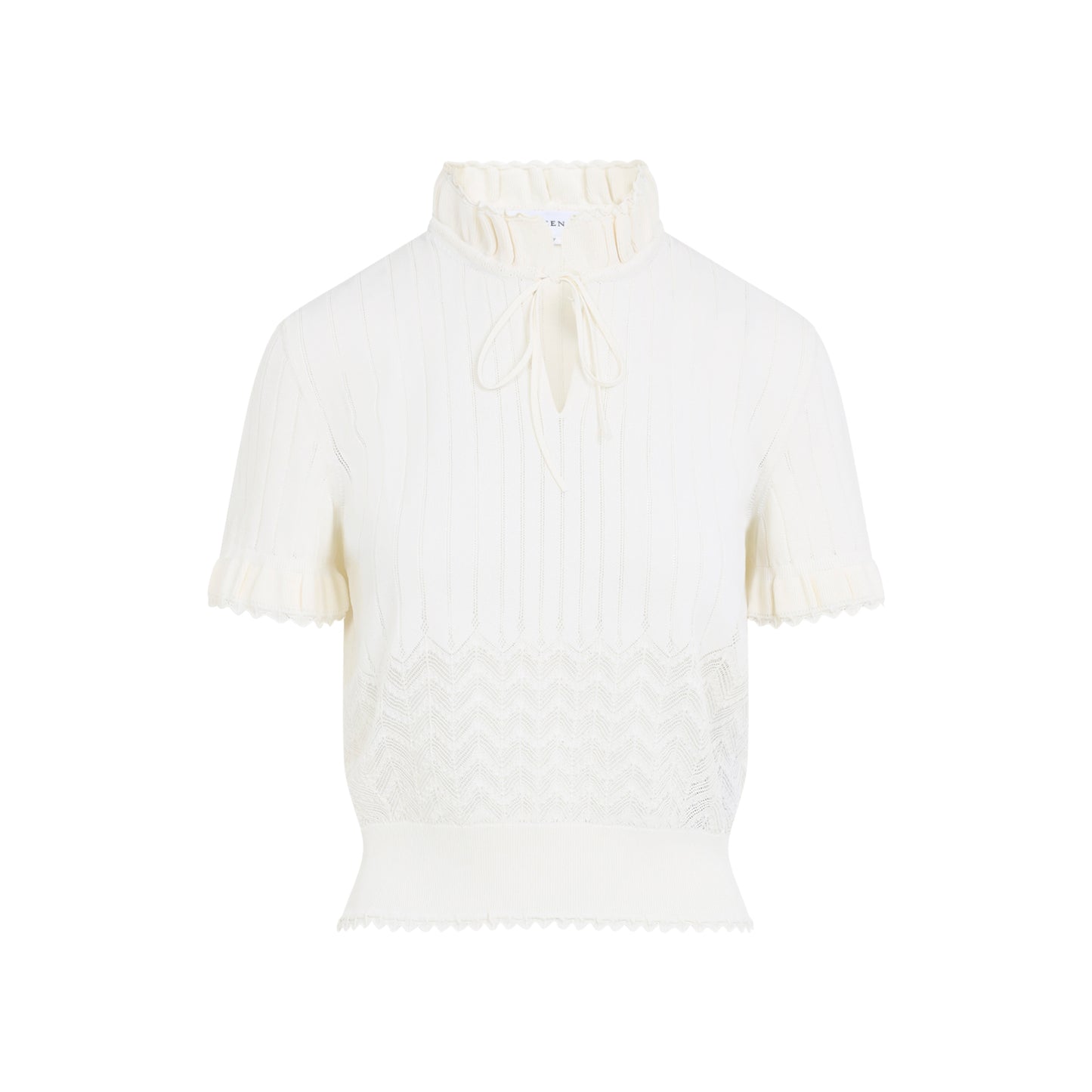 Alexander Mcqueen Lace Top Women ALEXANDER MCQUEEN
