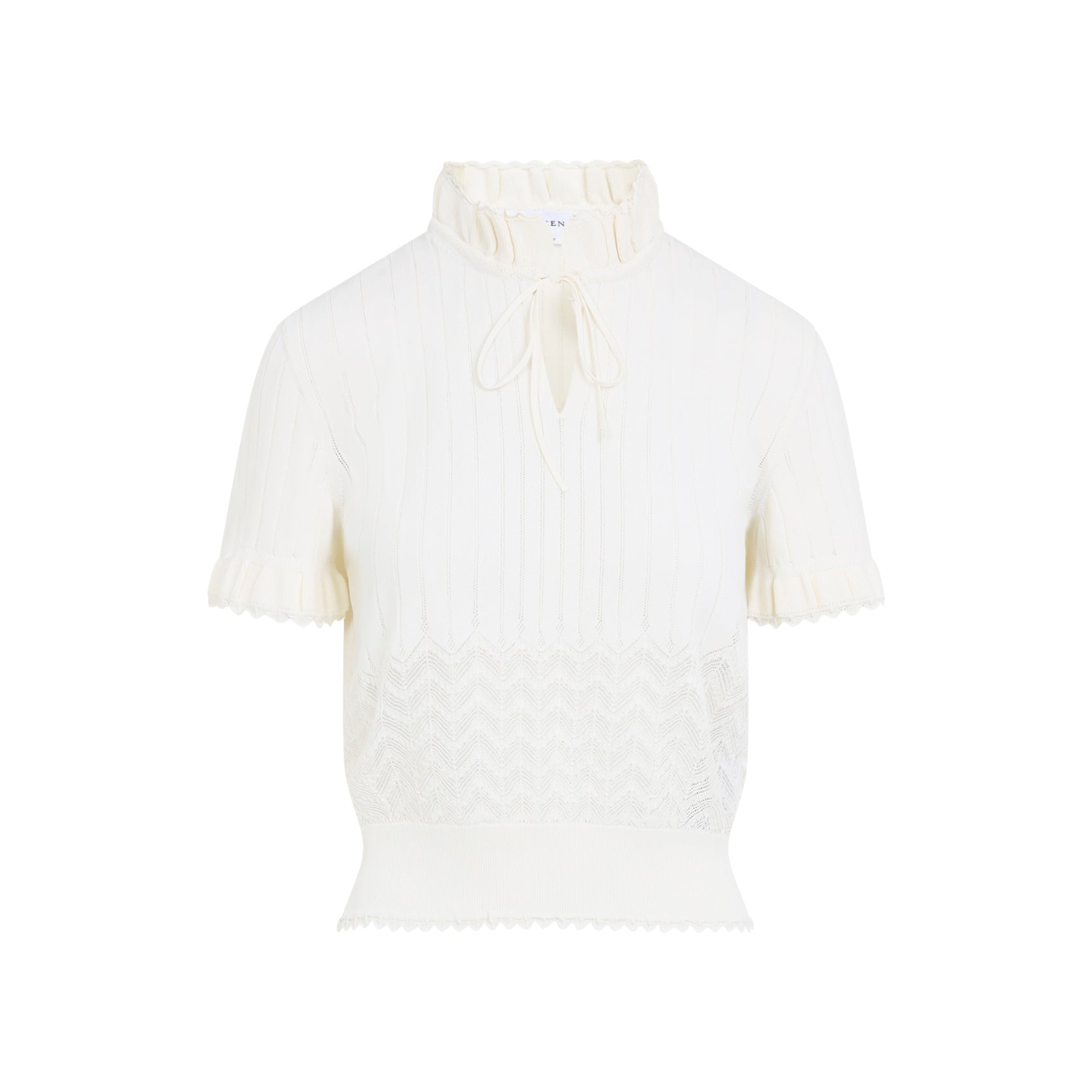 Alexander Mcqueen Lace Top Women ALEXANDER MCQUEEN