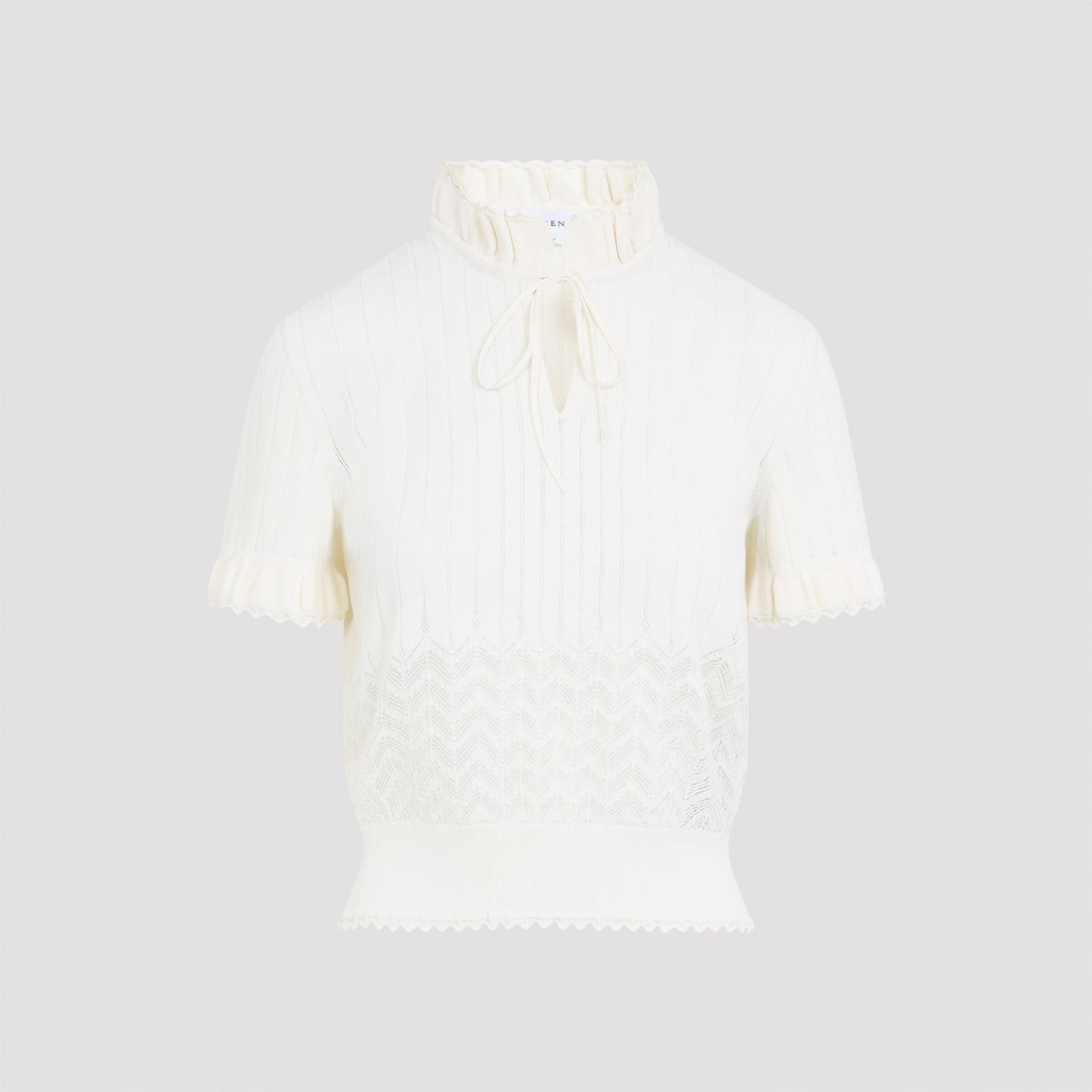 Alexander Mcqueen Lace Top Women ALEXANDER MCQUEEN