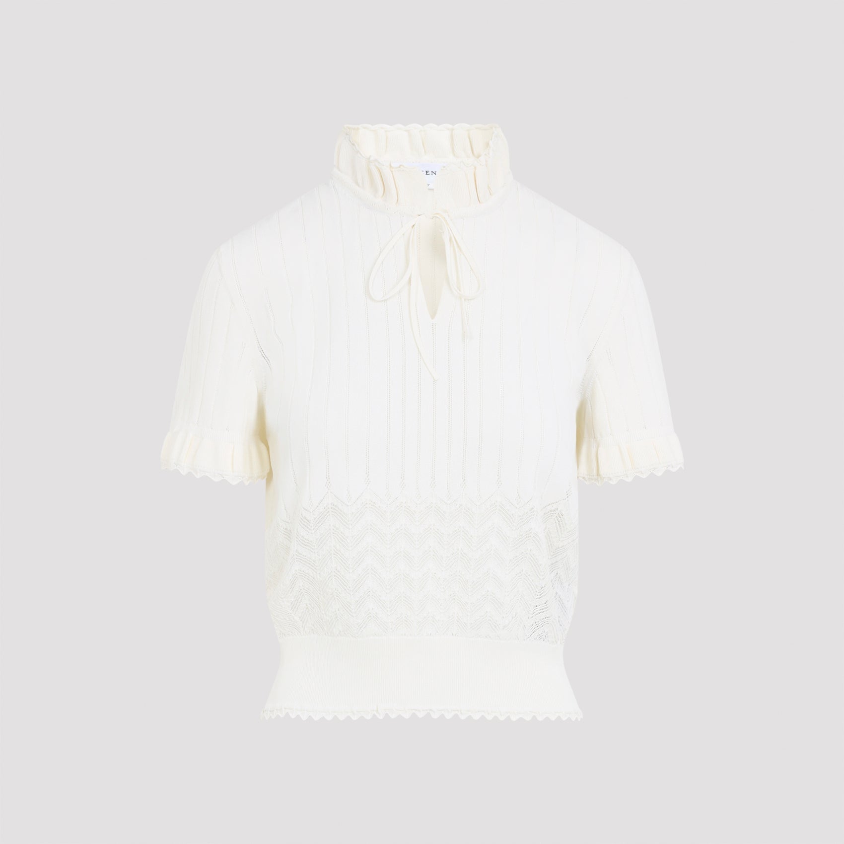 Alexander Mcqueen Lace Top Women ALEXANDER MCQUEEN