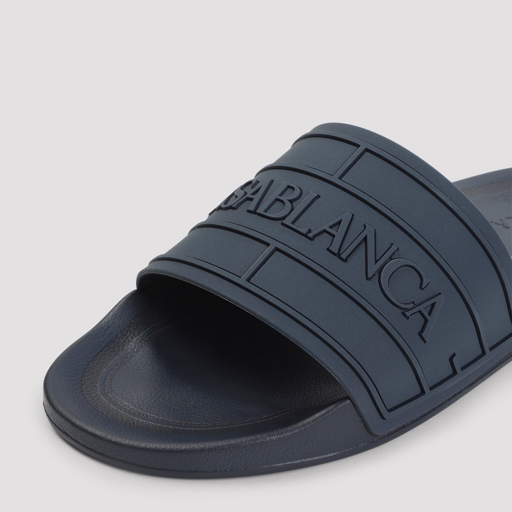 Casablanca Logo Pool Slides Men CASABLANCA