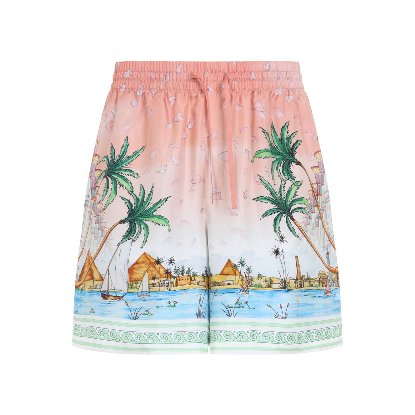 Casablanca Ethereal Silk Shorts Men CASABLANCA