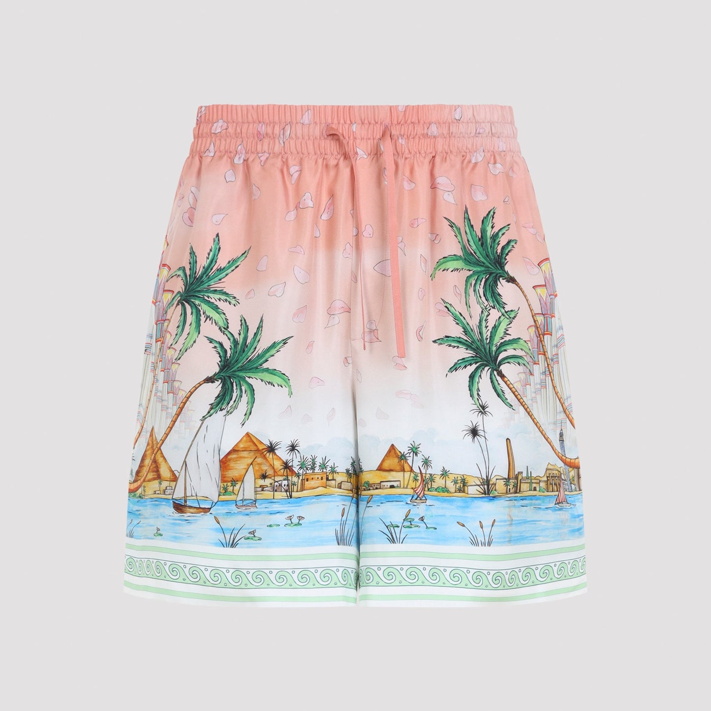 Casablanca Ethereal Silk Shorts Men CASABLANCA