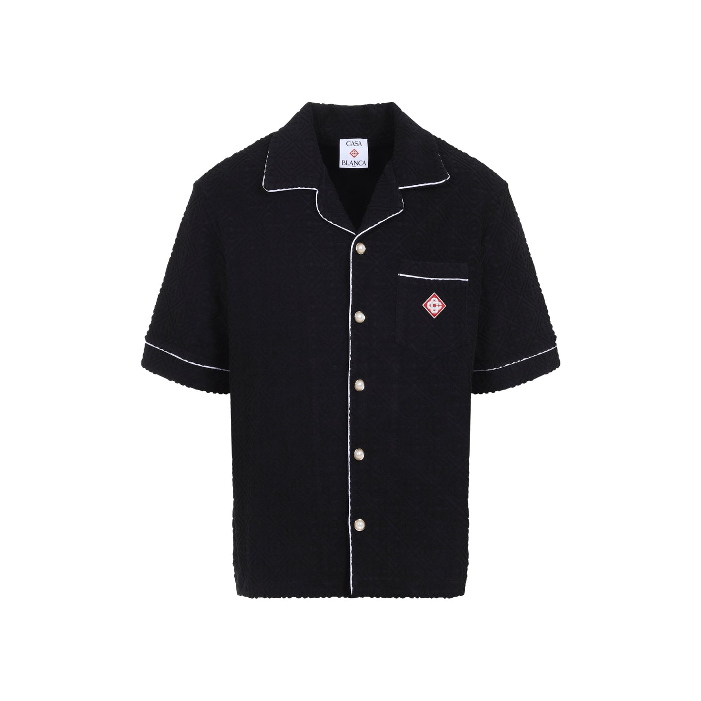 Casablanca Towelling Monogram Shirt Men CASABLANCA