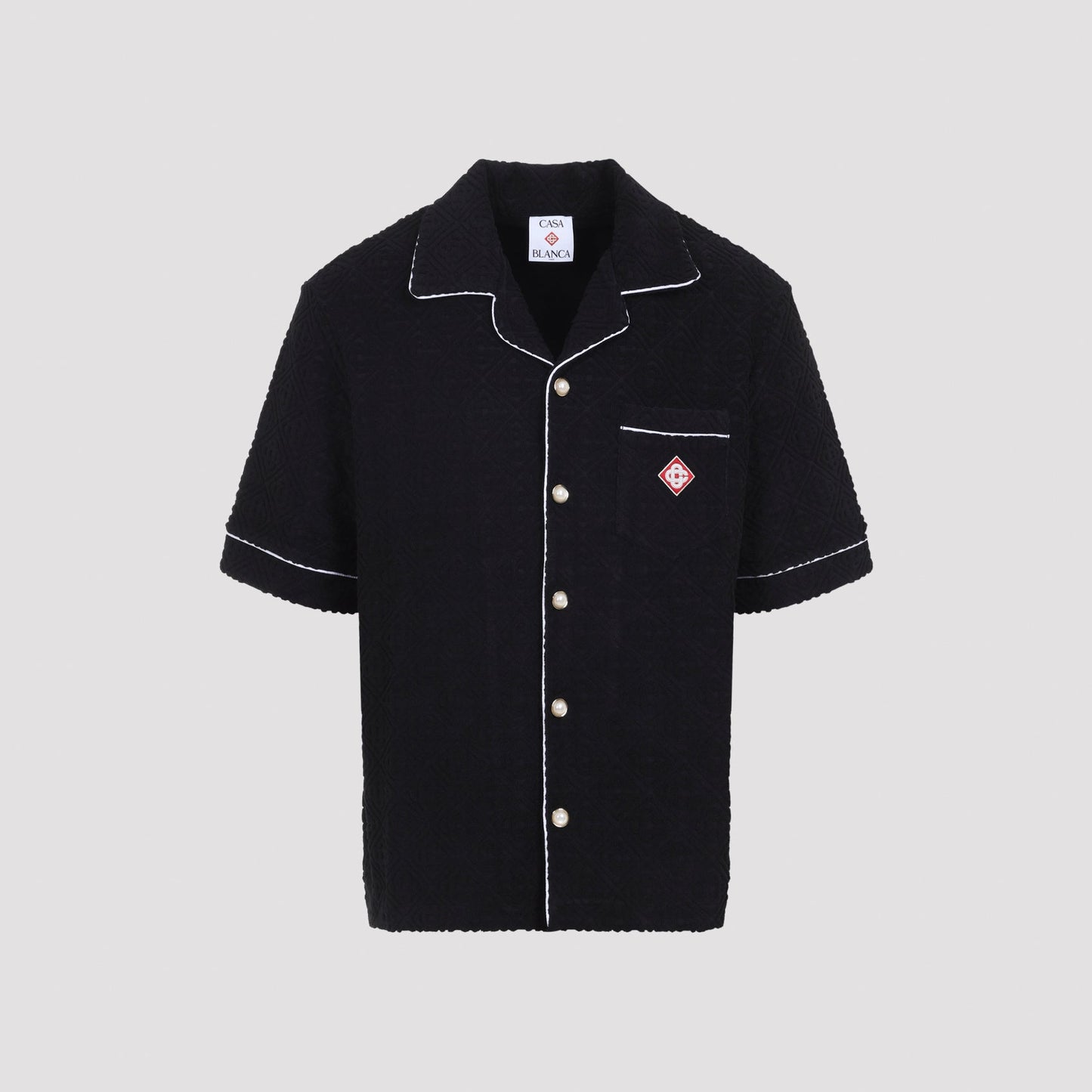 Casablanca Towelling Monogram Shirt Men CASABLANCA
