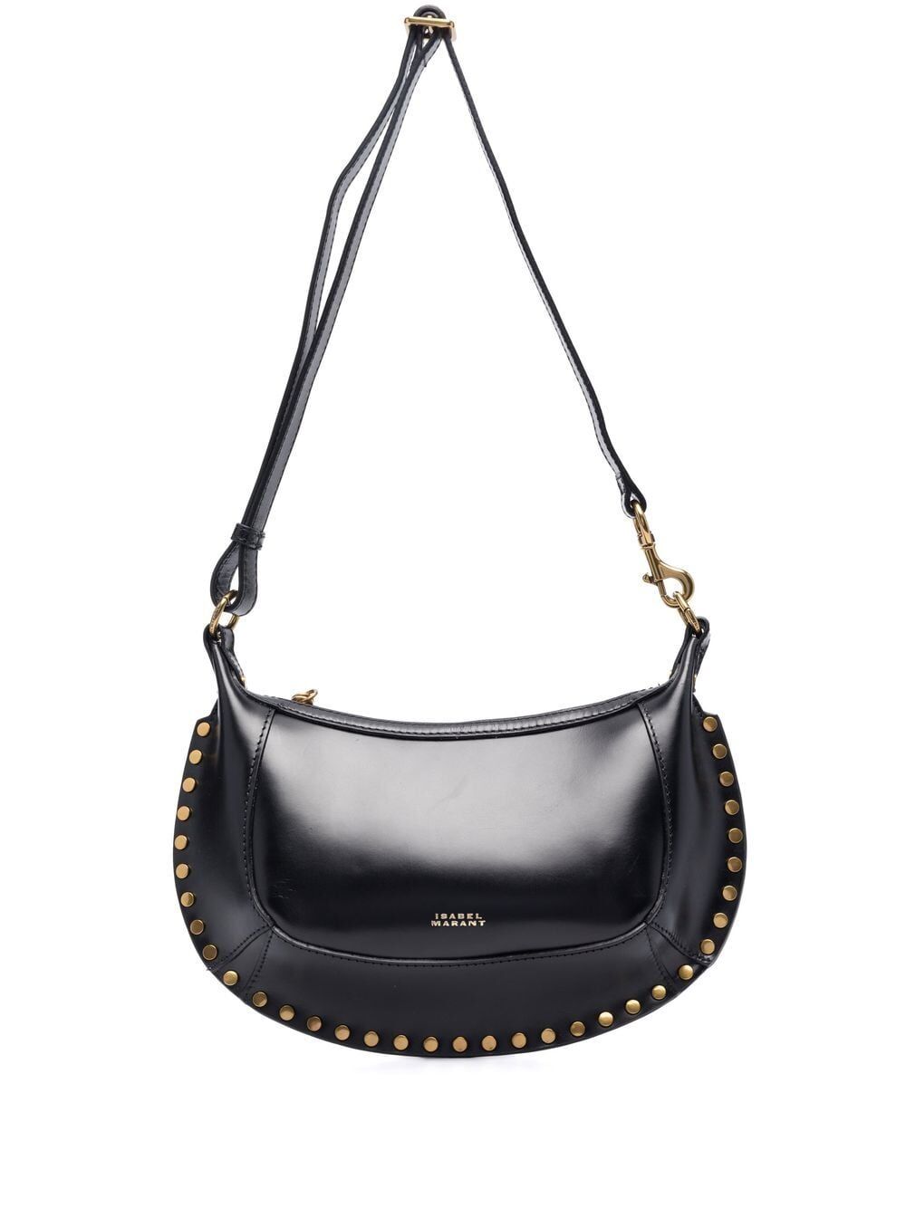 Isabel Marant Women Oskan Moon Studded Shoulder Bag ISABEL MARANT
