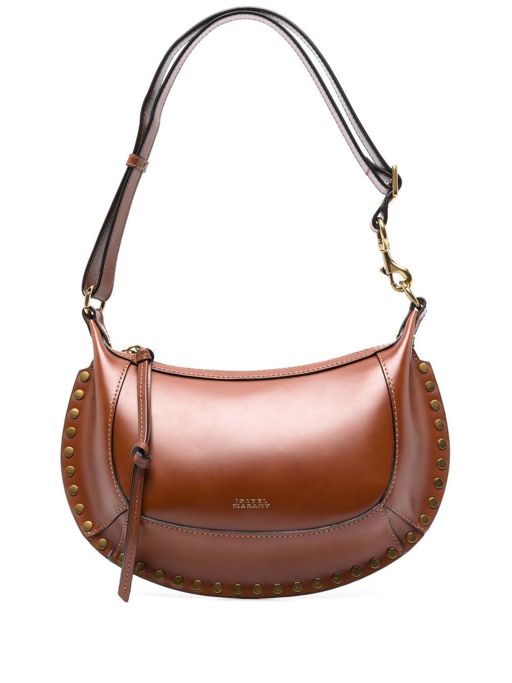 Isabel Marant Women Oskan Moon Studded Shoulder Bag ISABEL MARANT