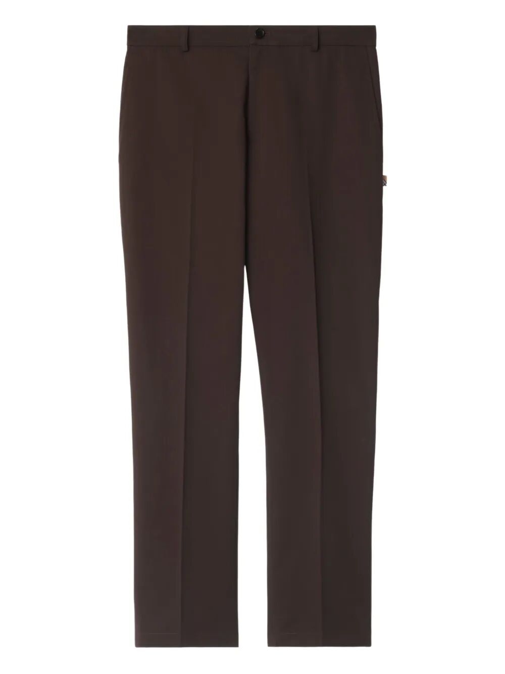 Burberry Men Slim Fit Cotton Chino Trousers BURBERRY