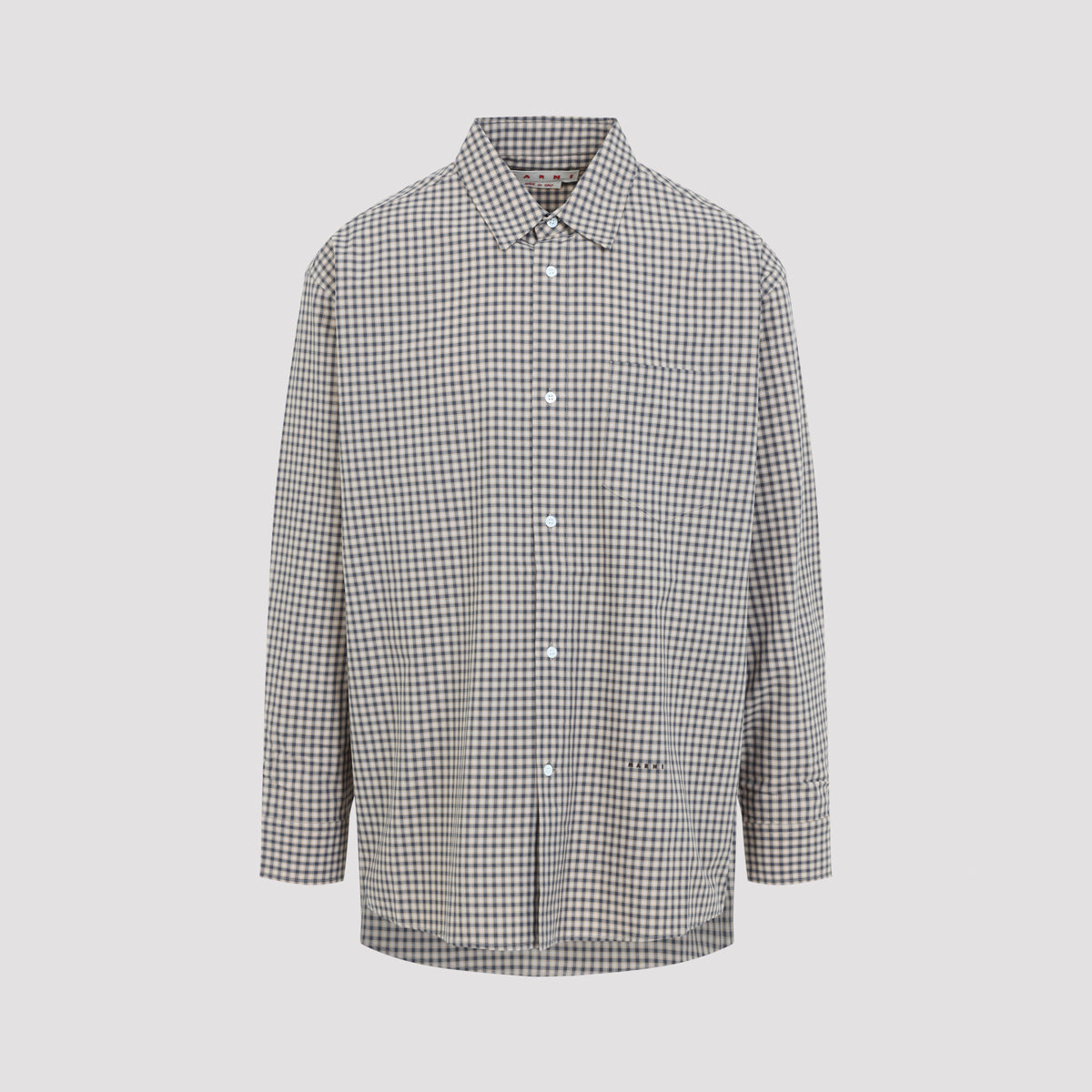 Marni Micro Check Pattern Shirt Men MARNI
