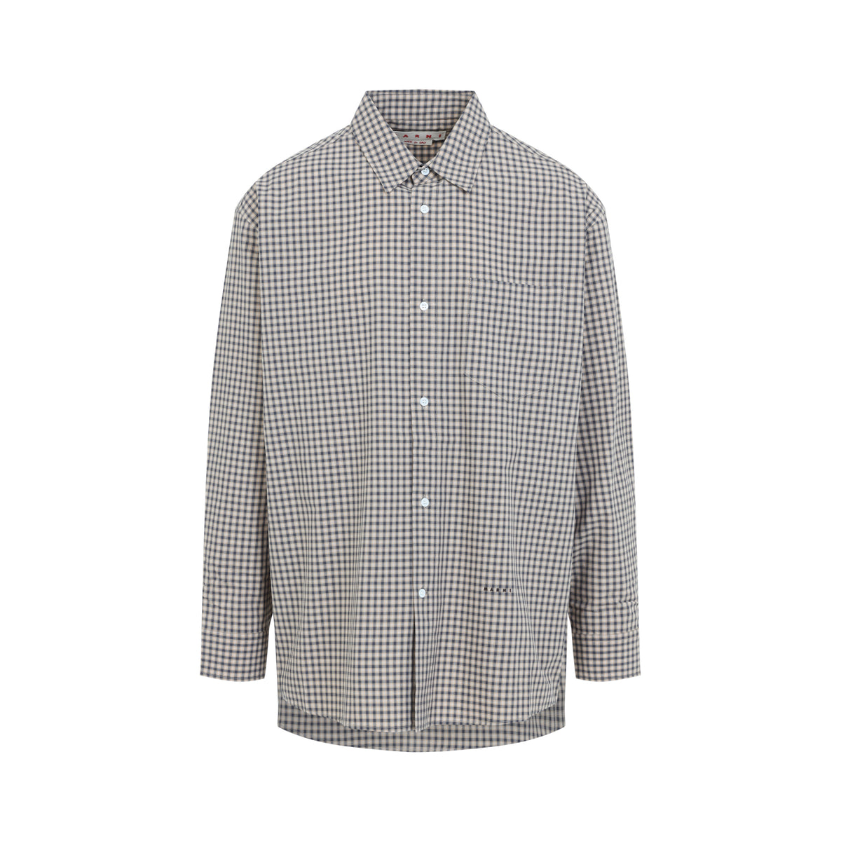 Marni Micro Check Pattern Shirt Men MARNI
