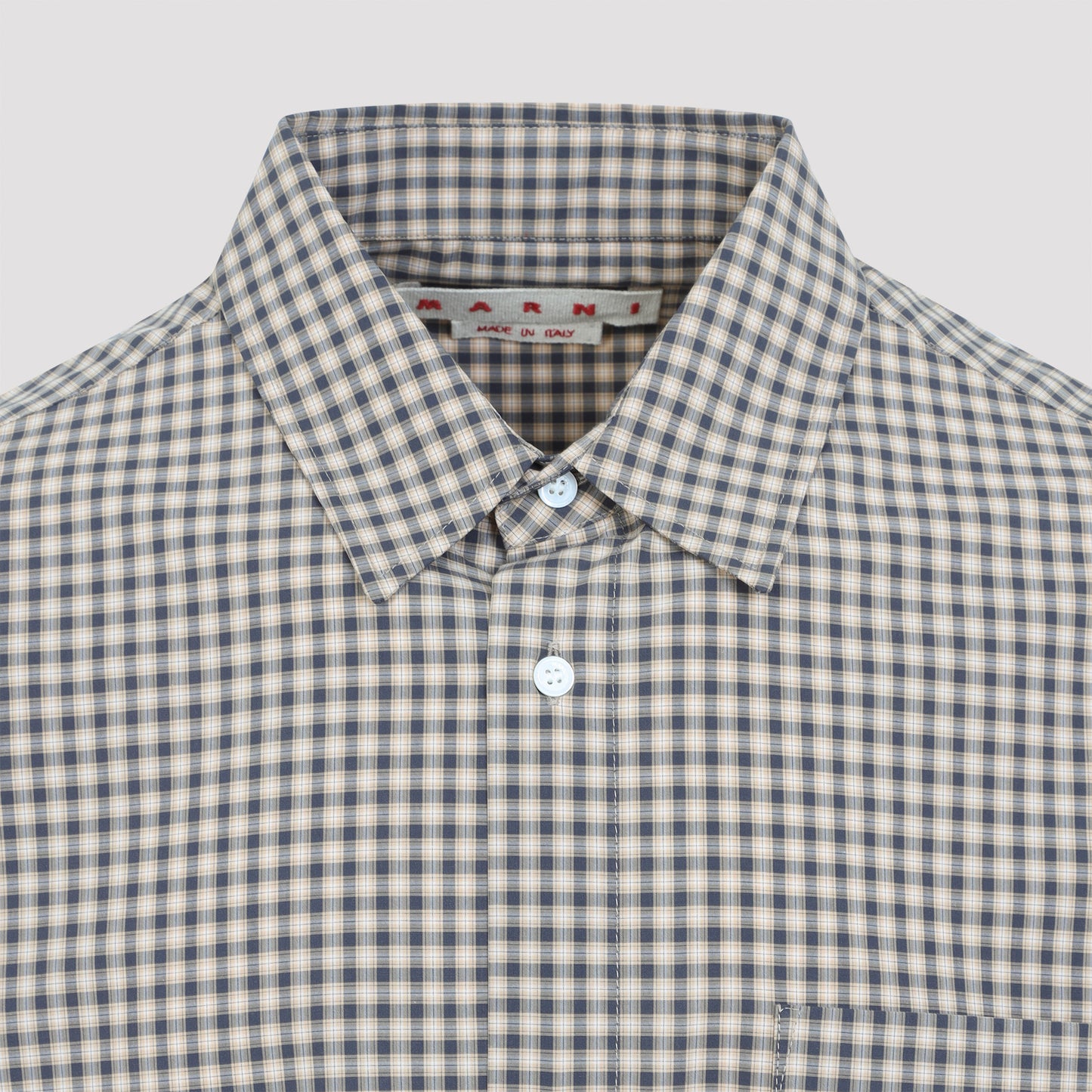 Marni Micro Check Pattern Shirt Men MARNI