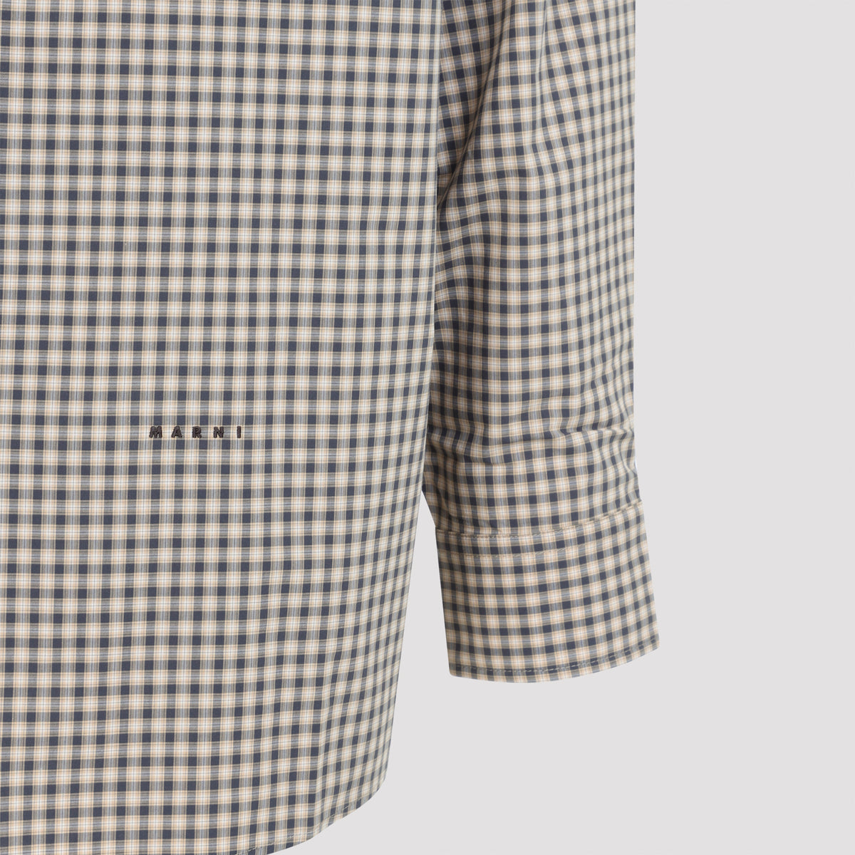 Marni Micro Check Pattern Shirt Men MARNI